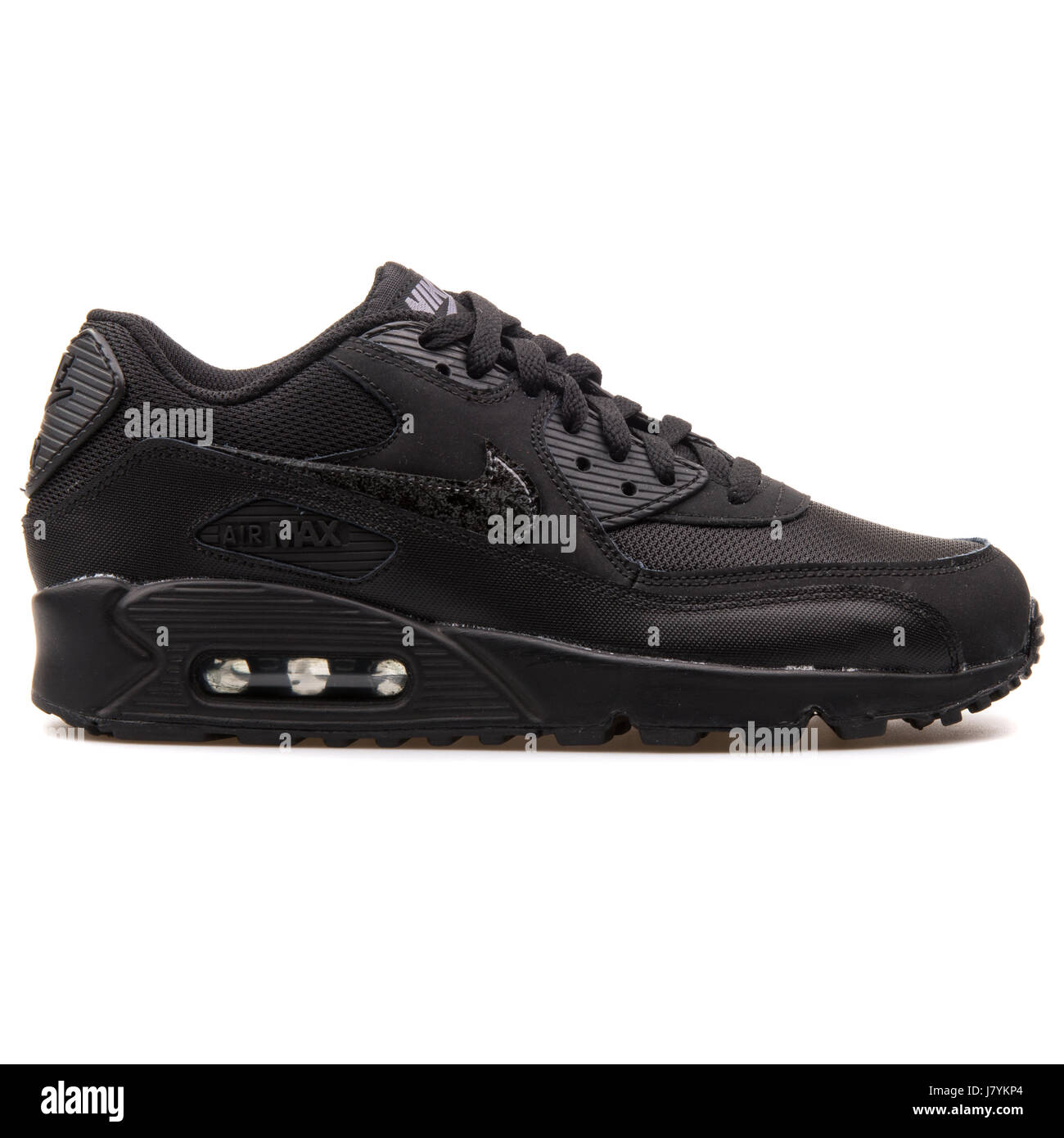 Nike Air Max 90 Mesh (GS) Youth Black Running Sneakers - 724824-001 Stock  Photo - Alamy