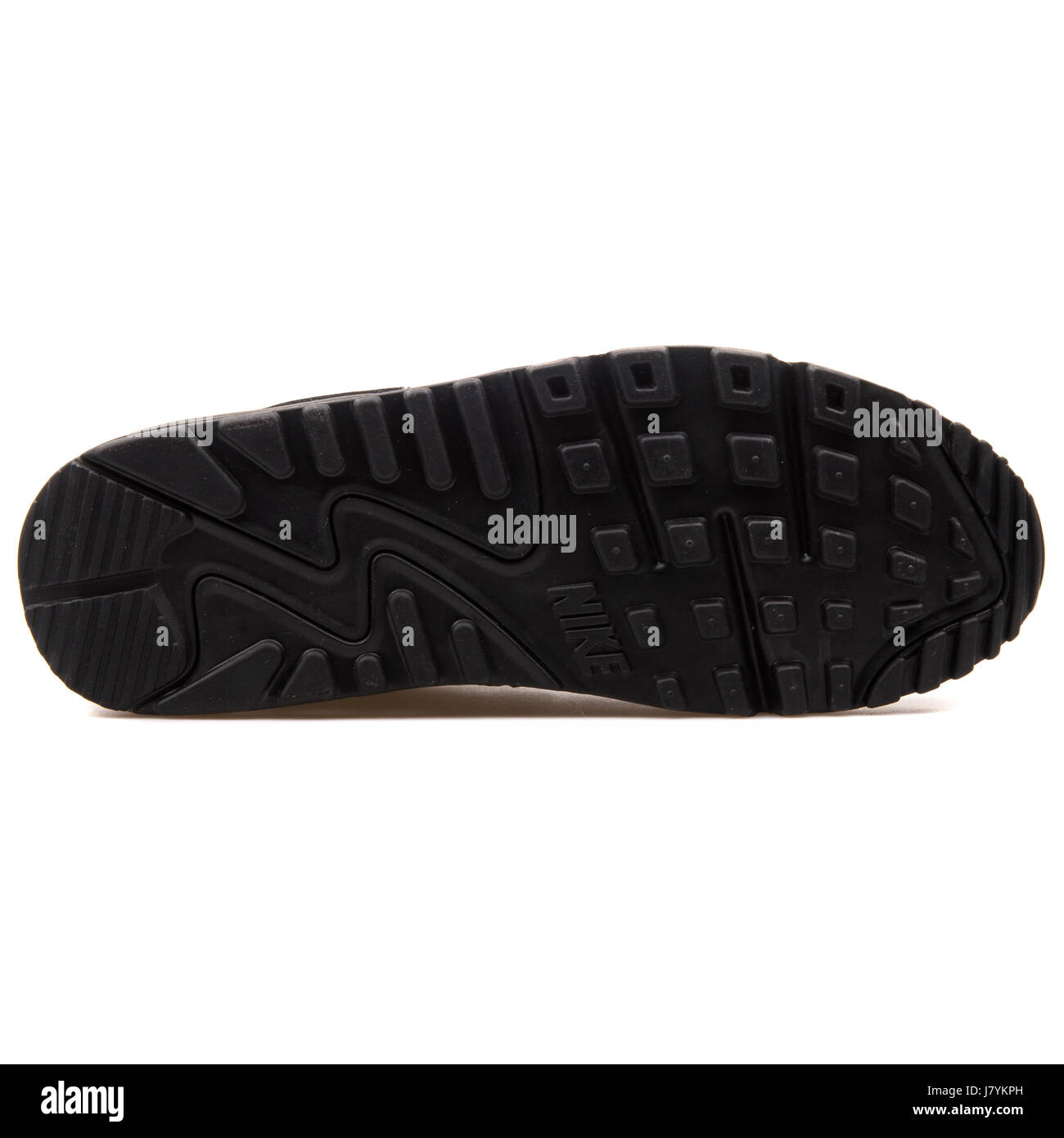 Nike WMNS Air Max 90 Premium Women's Black Glossy Sneakers - 443817-002  Stock Photo - Alamy