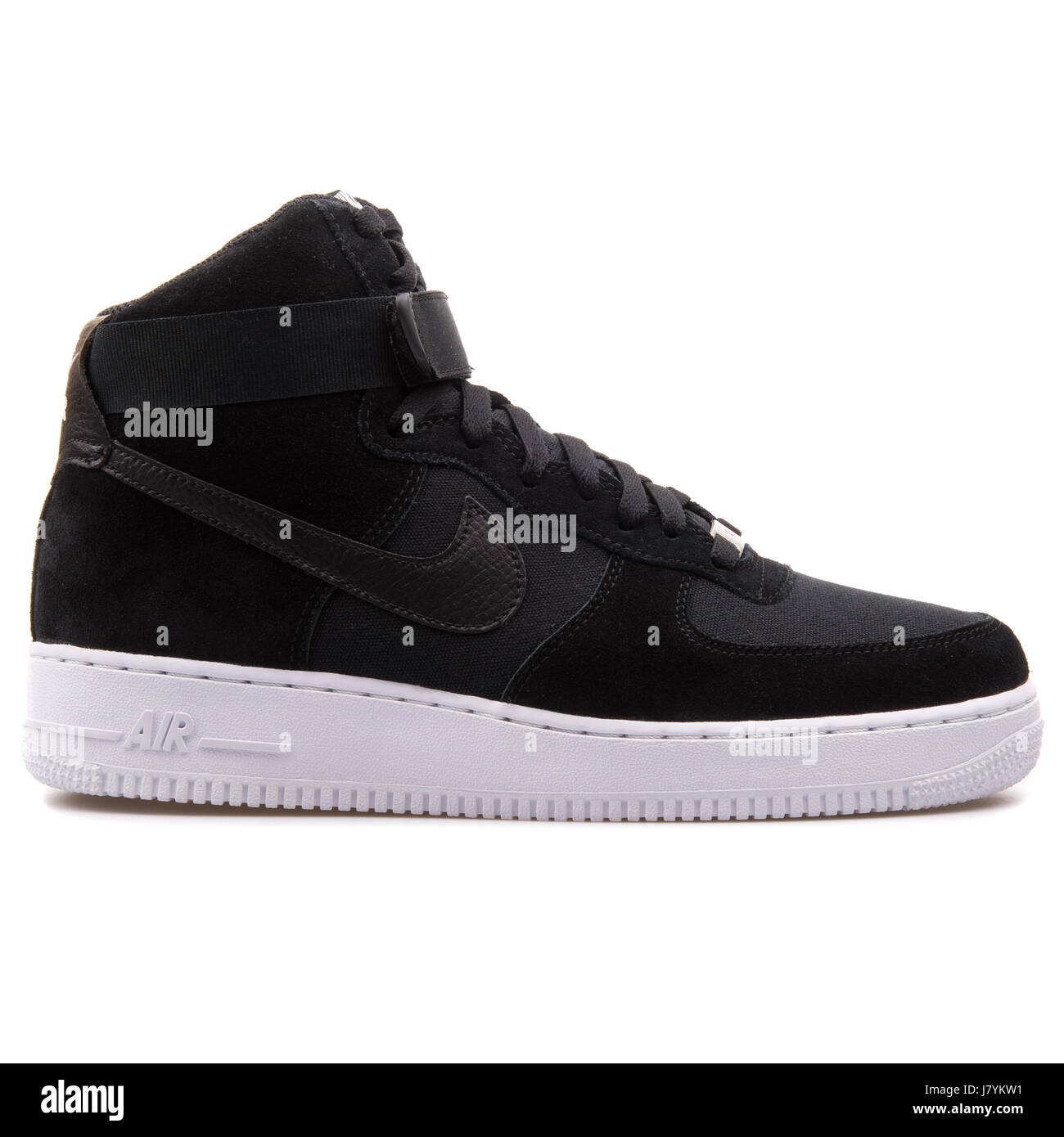 Nike Air Force 1 High '07 Black Men Leather Sneakers - 315121-033 Stock  Photo - Alamy