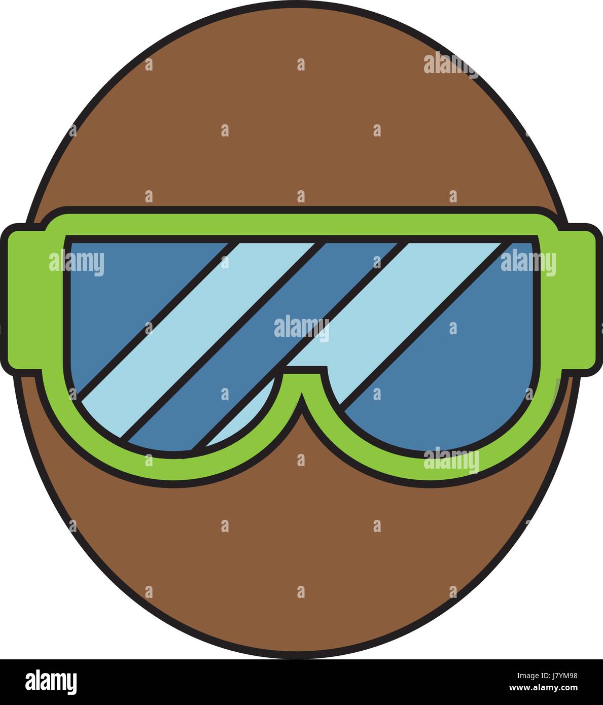 snorkel goggles icon Stock Vector Image & Art Alamy