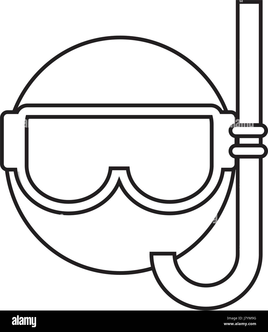 snorkel mask icon Stock Vector Image & Art - Alamy