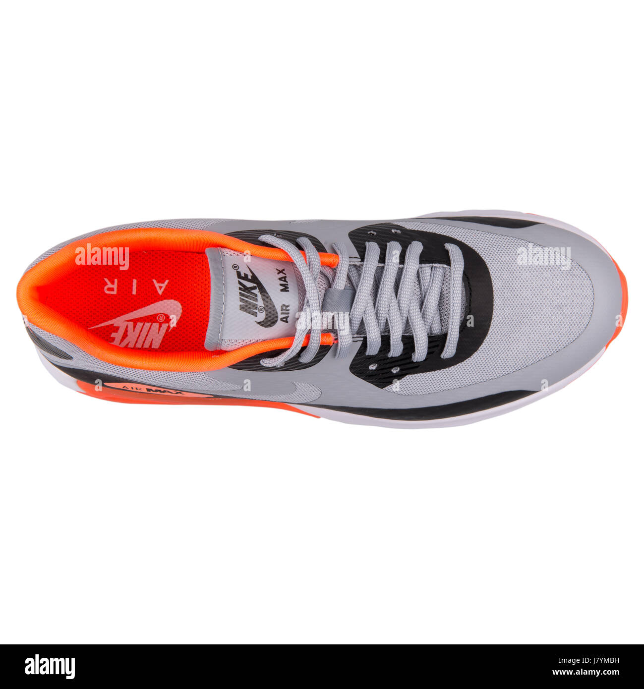 Nike W Air Max 90 Ultra BR Women's Grey and Orange Running Sneakers -  725061-001 Stock Photo - Alamy