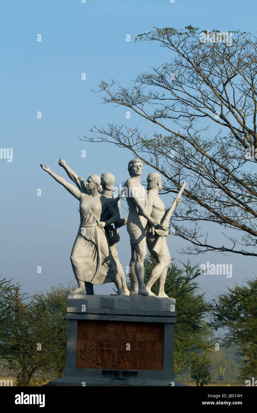 Odommo Bangla, a liberation war martyrs’ memorial sculpture at the