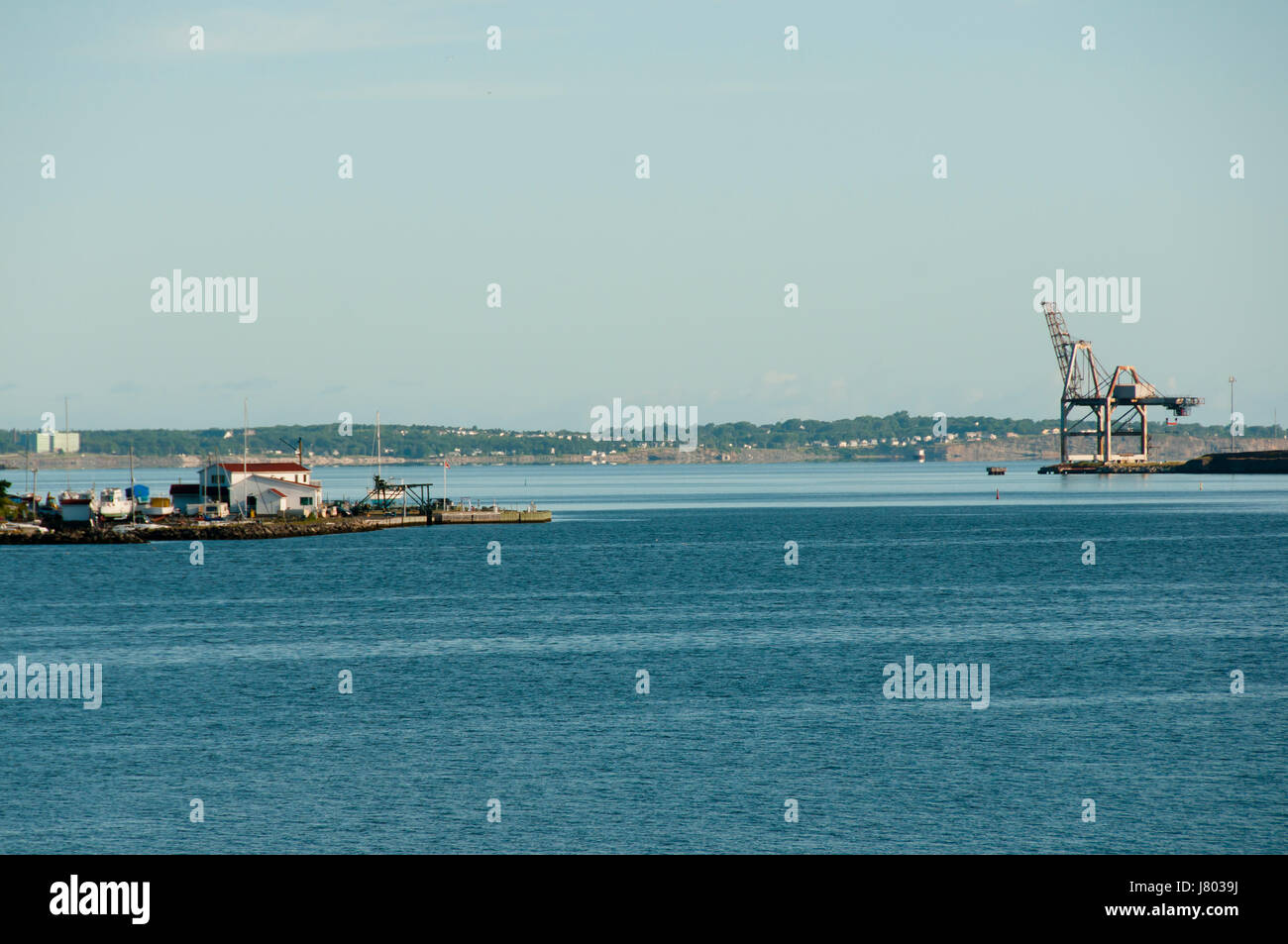 Sydney River Nova Scotia Canada Stock Photo Alamy