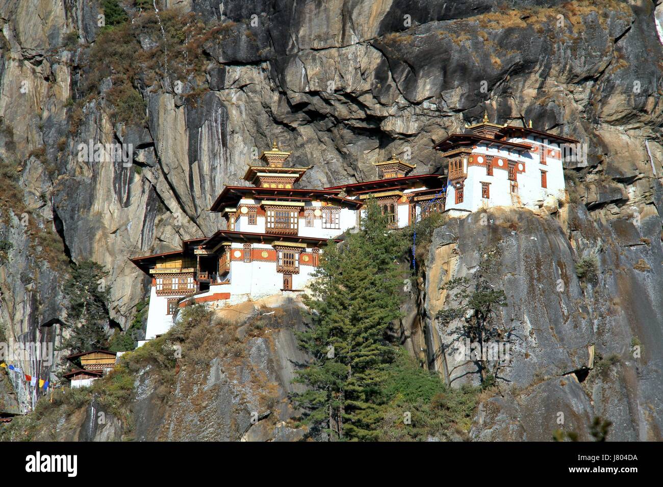 Taktshang Goemba or Tiger's nest monastery, Paro, Bhutan Stock Photo ...