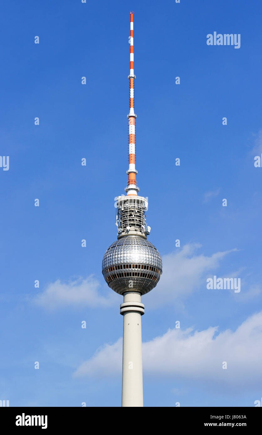 fernsehturm - television tower Stock Photo