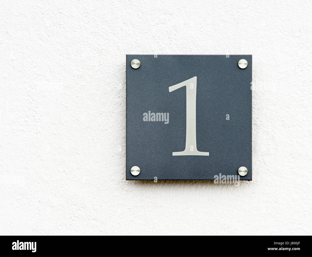 house number 1 number 1 Stock Photo Alamy