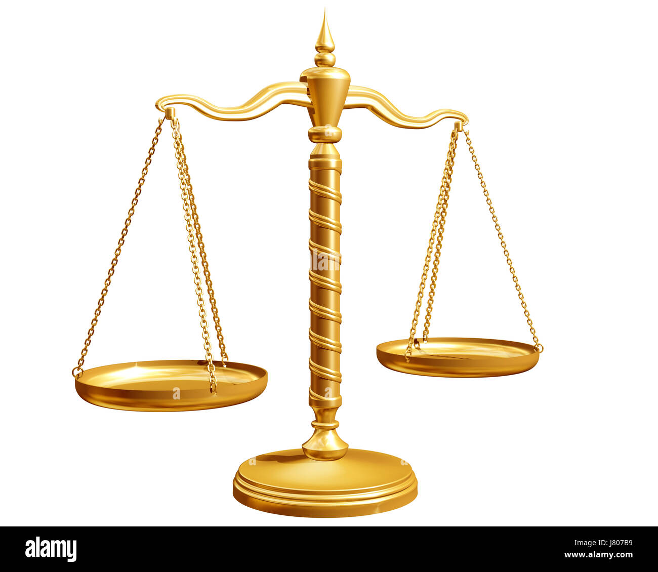 isolated equal brass balance weigh scales gold isolated antique measured sured Stock Photo Alamy