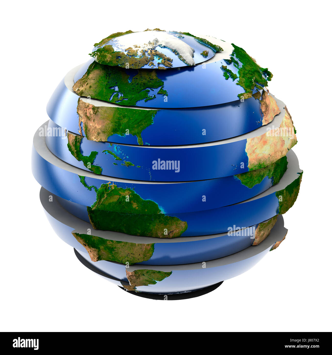isolated toy globe planet earth world jigsaw puzzle jigsaw puzzle piece  section Stock Photo - Alamy