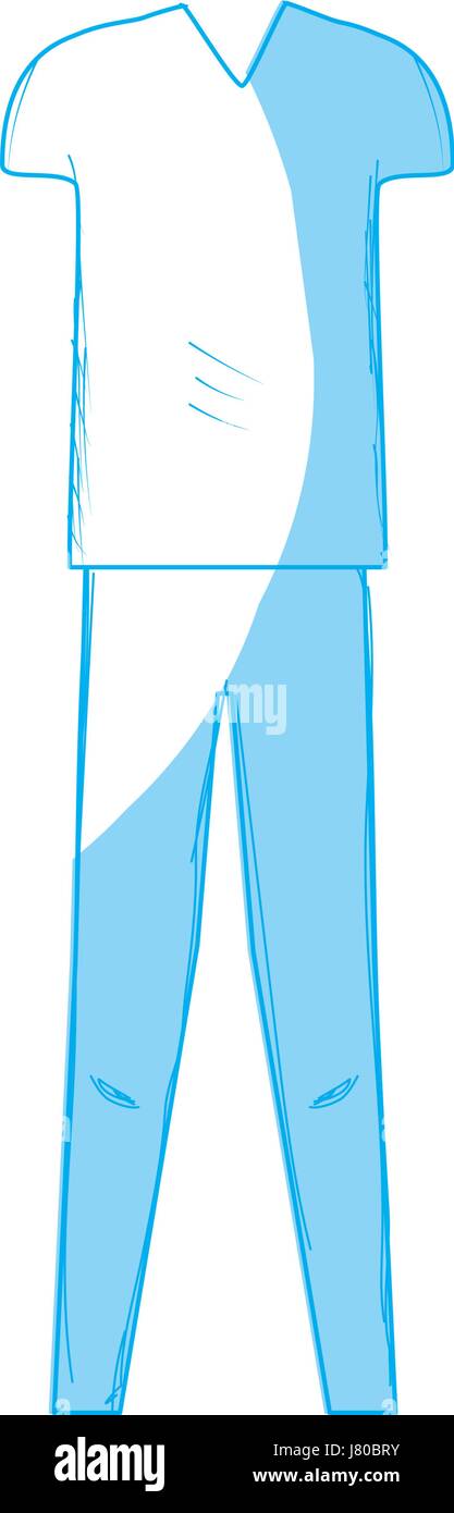 silhouette cute man casual wear design Stock Vector Image & Art - Alamy