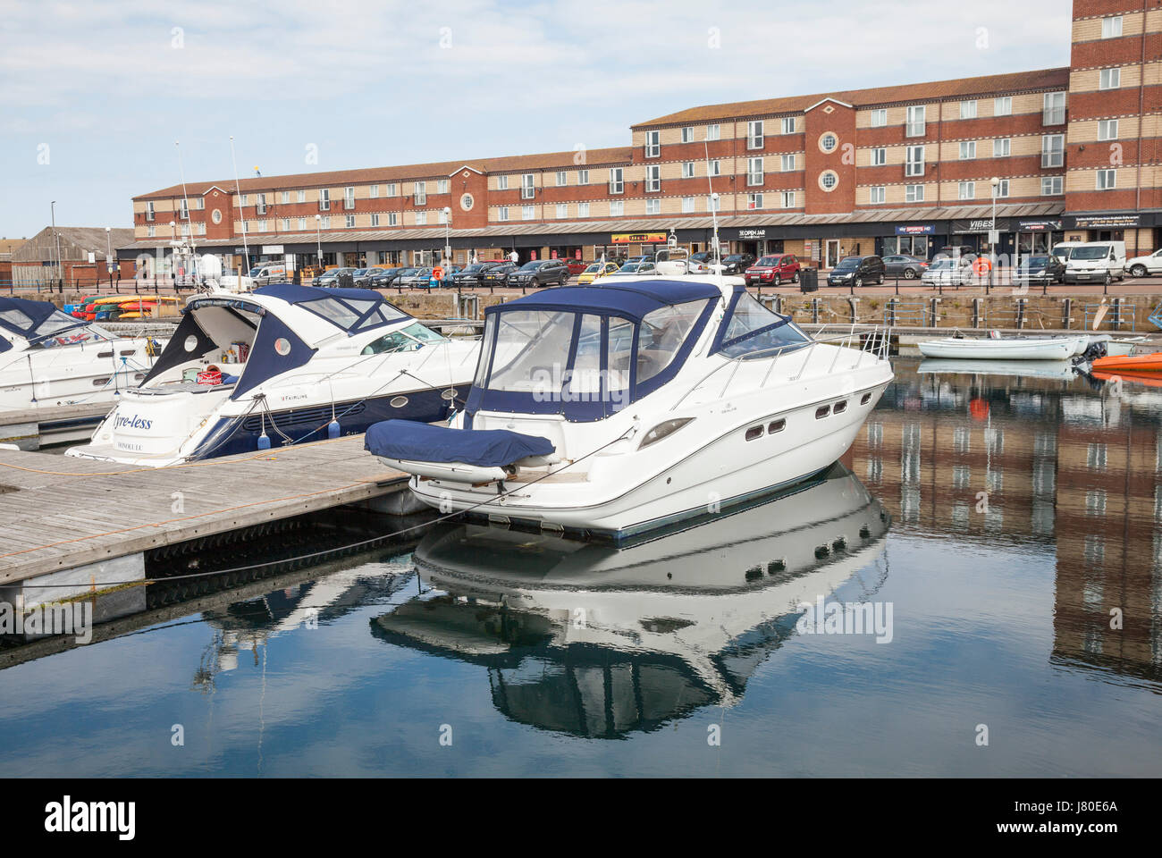 Hartlepool Marina,England,UK Stock Photo Alamy