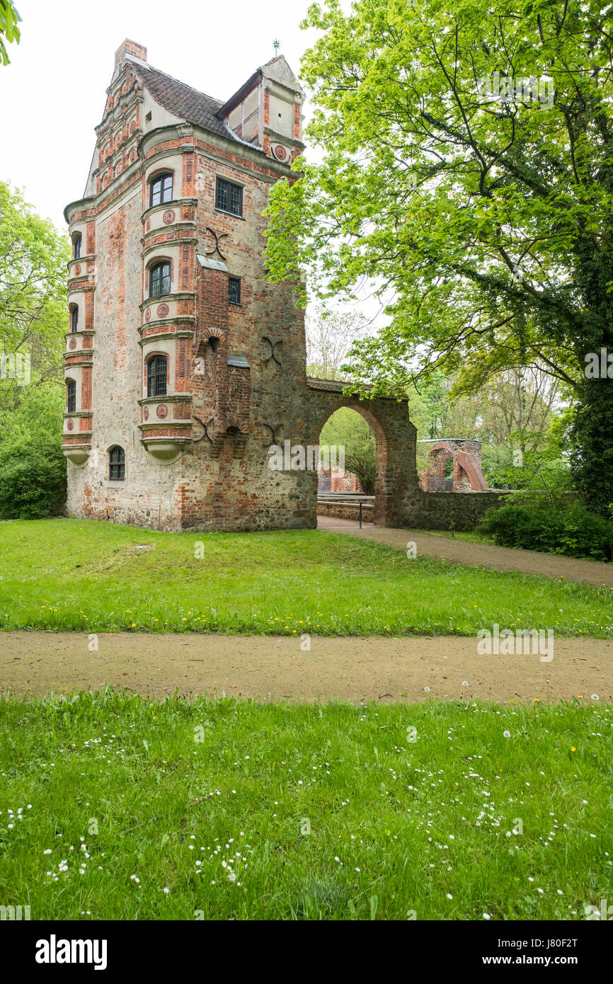 Schloss Freyenstein, Brandenburg, Germany Stock Photo