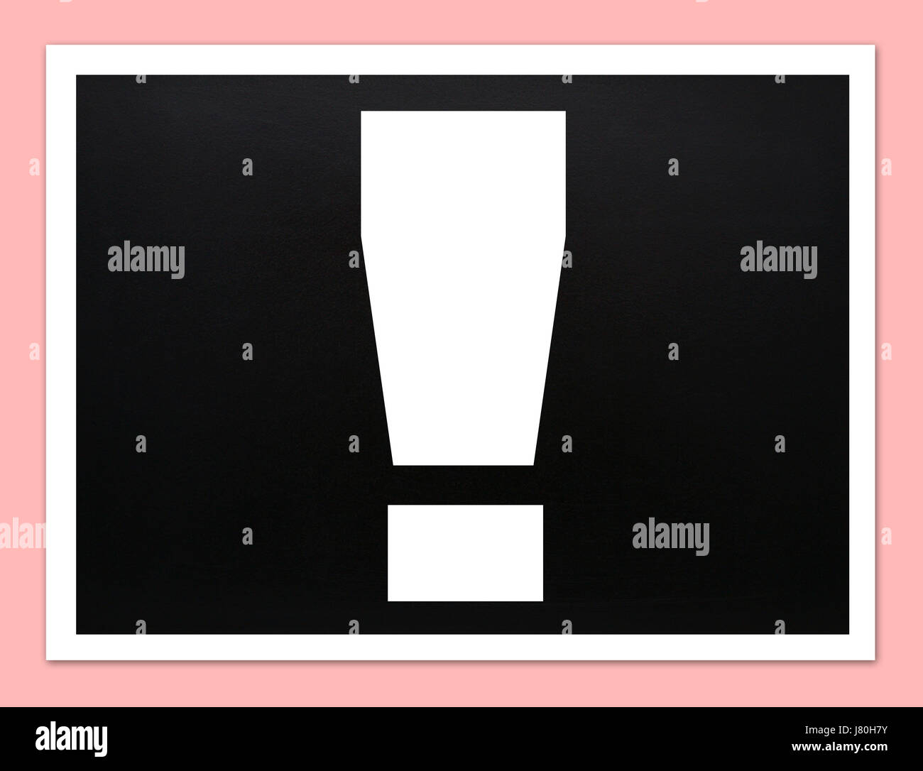exclamation mark - exclamation mark Stock Photo - Alamy