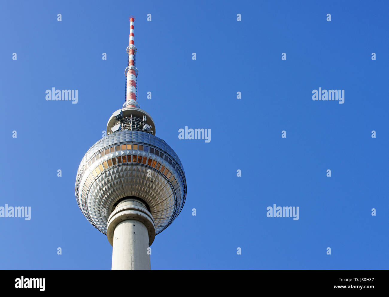 tv tower berlin - germany - television tower Stock Photo