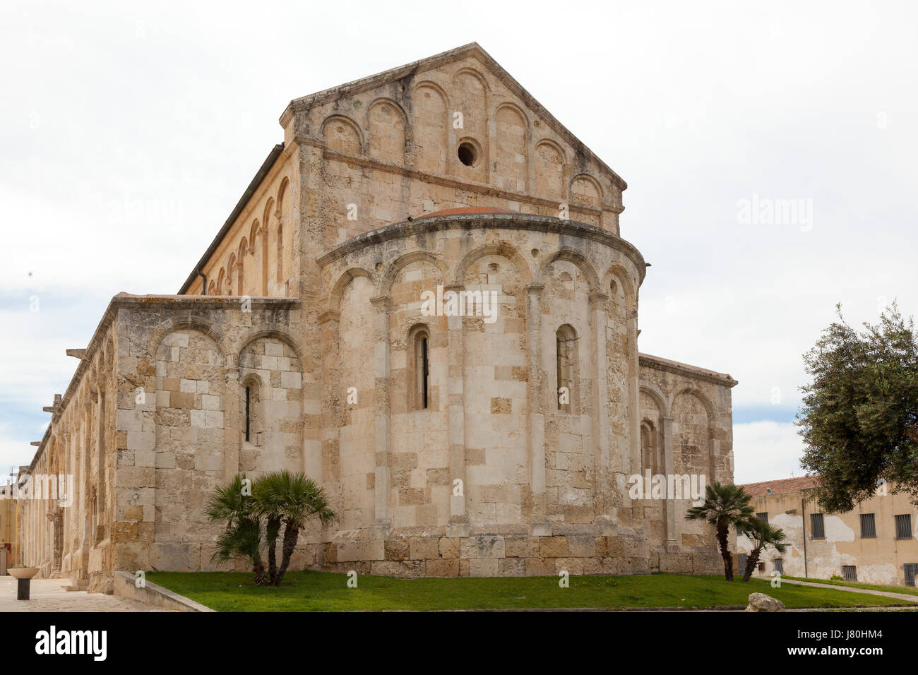 San Gavino basilica, porto torres, sardinia, i Stock Photo