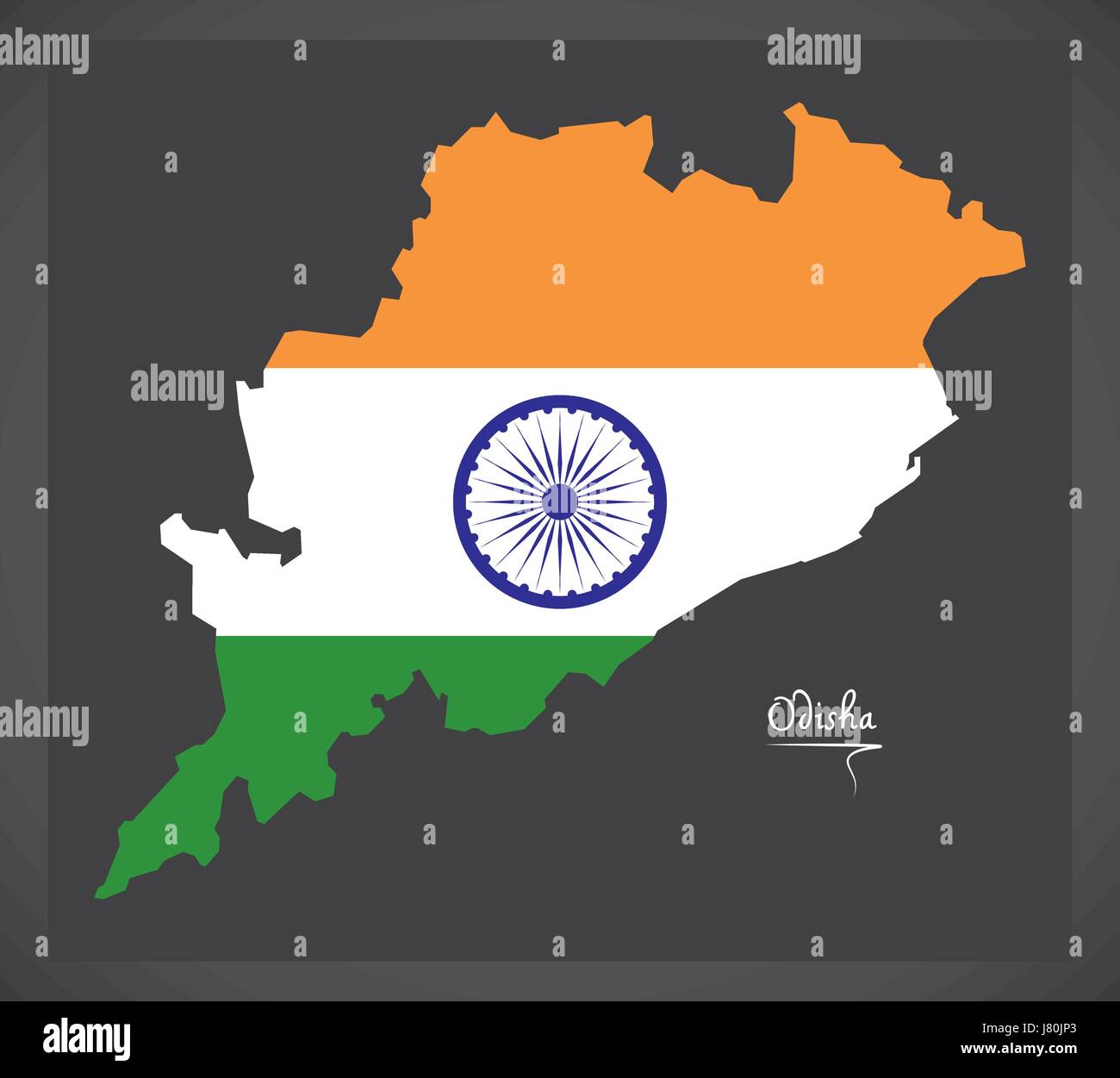 Odisha map hires stock photography and images Alamy