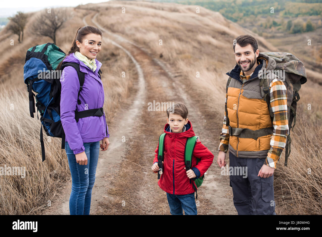 Rural family standing hi-res stock photography and images - Alamy