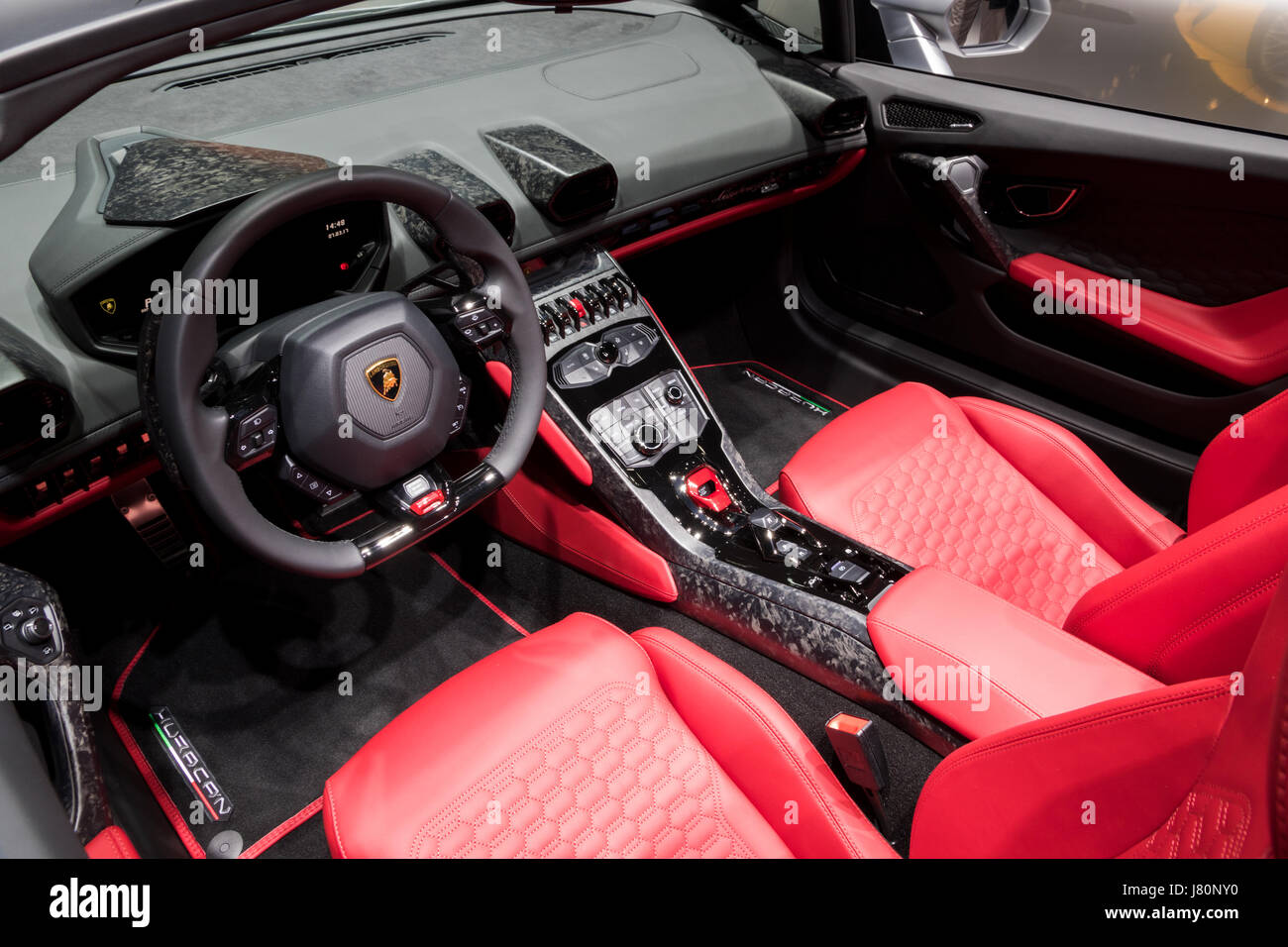 Lamborghini interior hi-res stock photography and images - Alamy