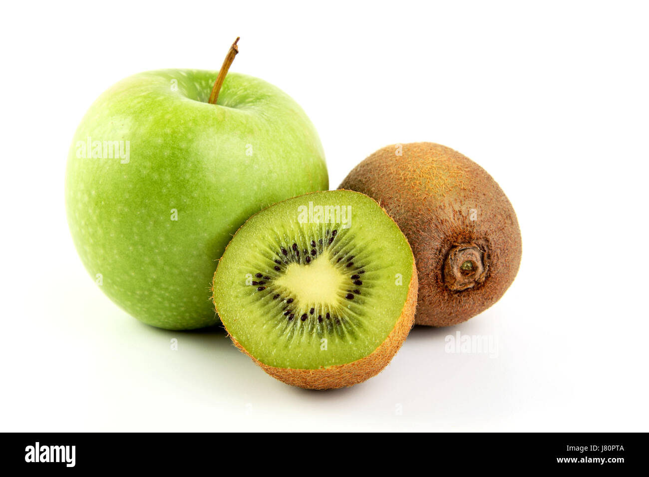 isolated optional progenies fruits fruit apples apple food aliment macro Stock Photo