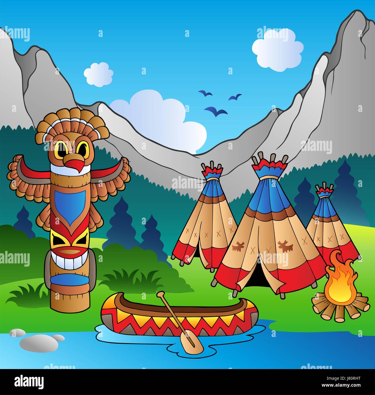 american america native camp settlement camp of tents community village