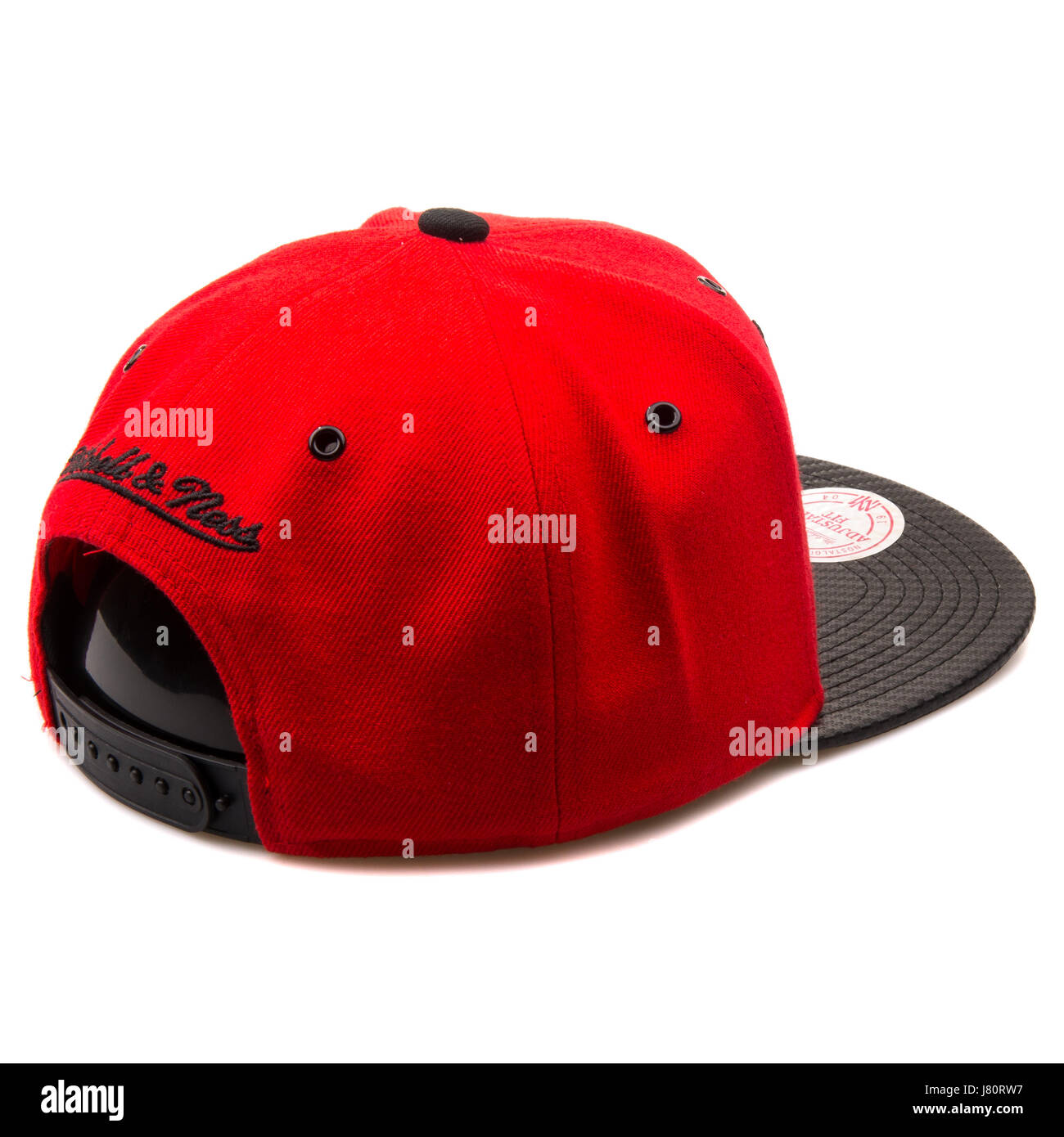 Mitchell & Ness Red, Black and White Chicago Bulls Cap Stock Photo - Alamy