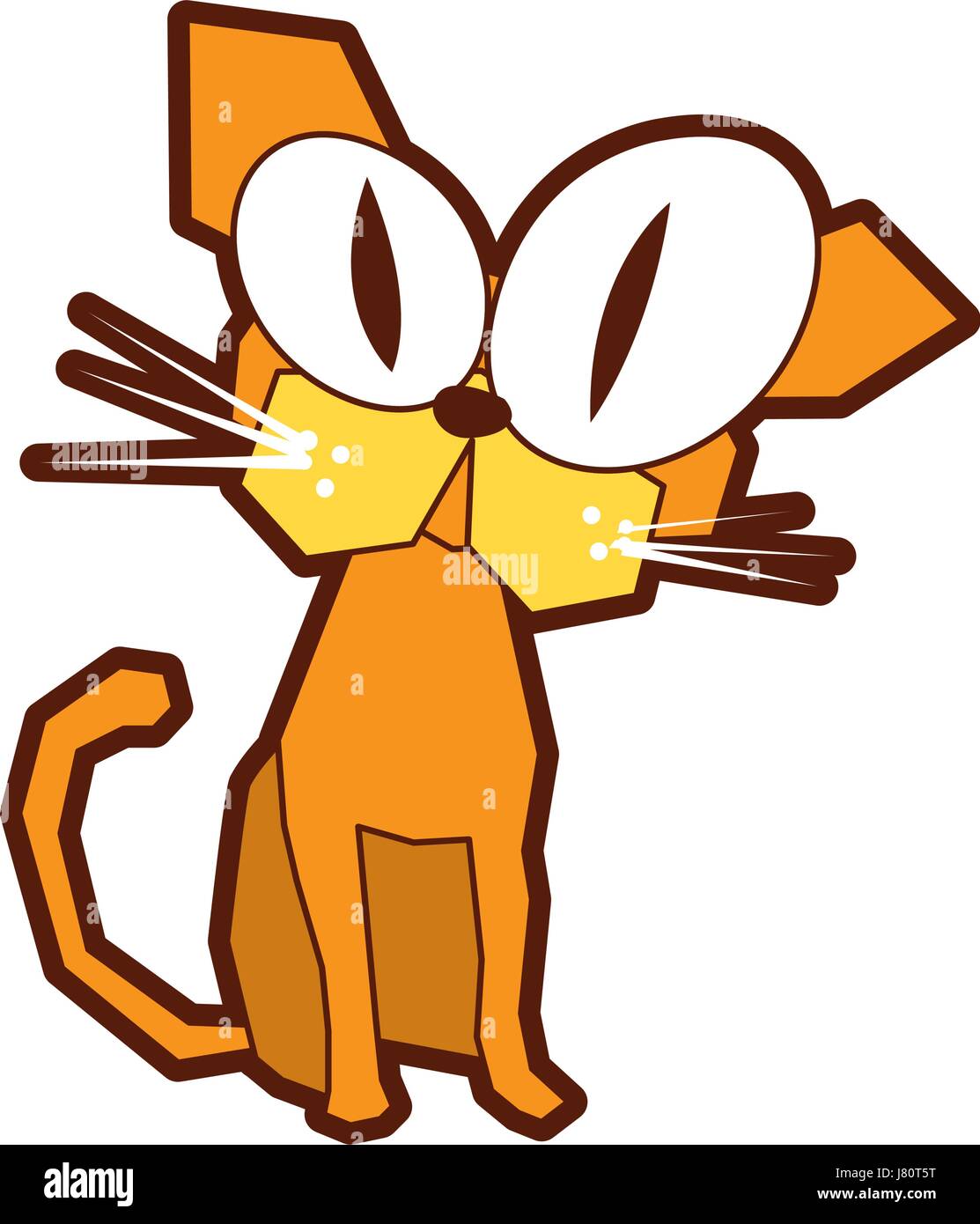 cat comic character icon Stock Vector Image & Art - Alamy