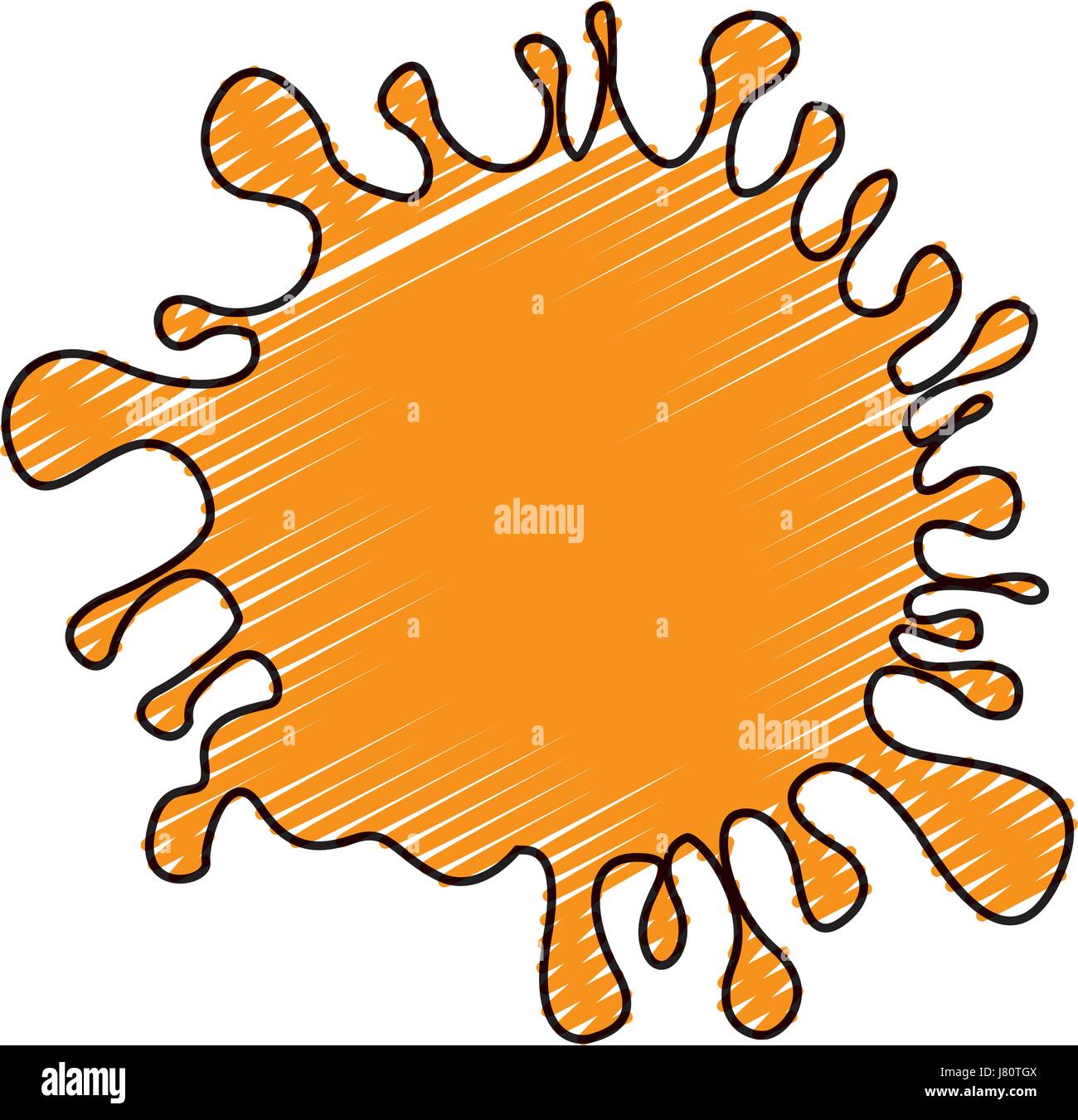 paint splash isolated icon Stock Vector Image & Art - Alamy