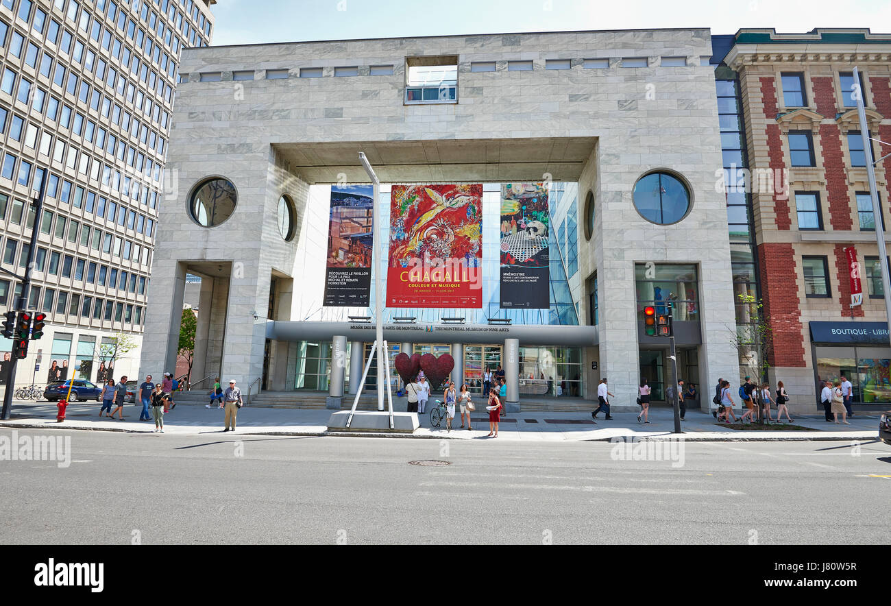 MONTREAL, QUEBEC, CANADA 18 MAY 2017 Sherbrooke Street West with the