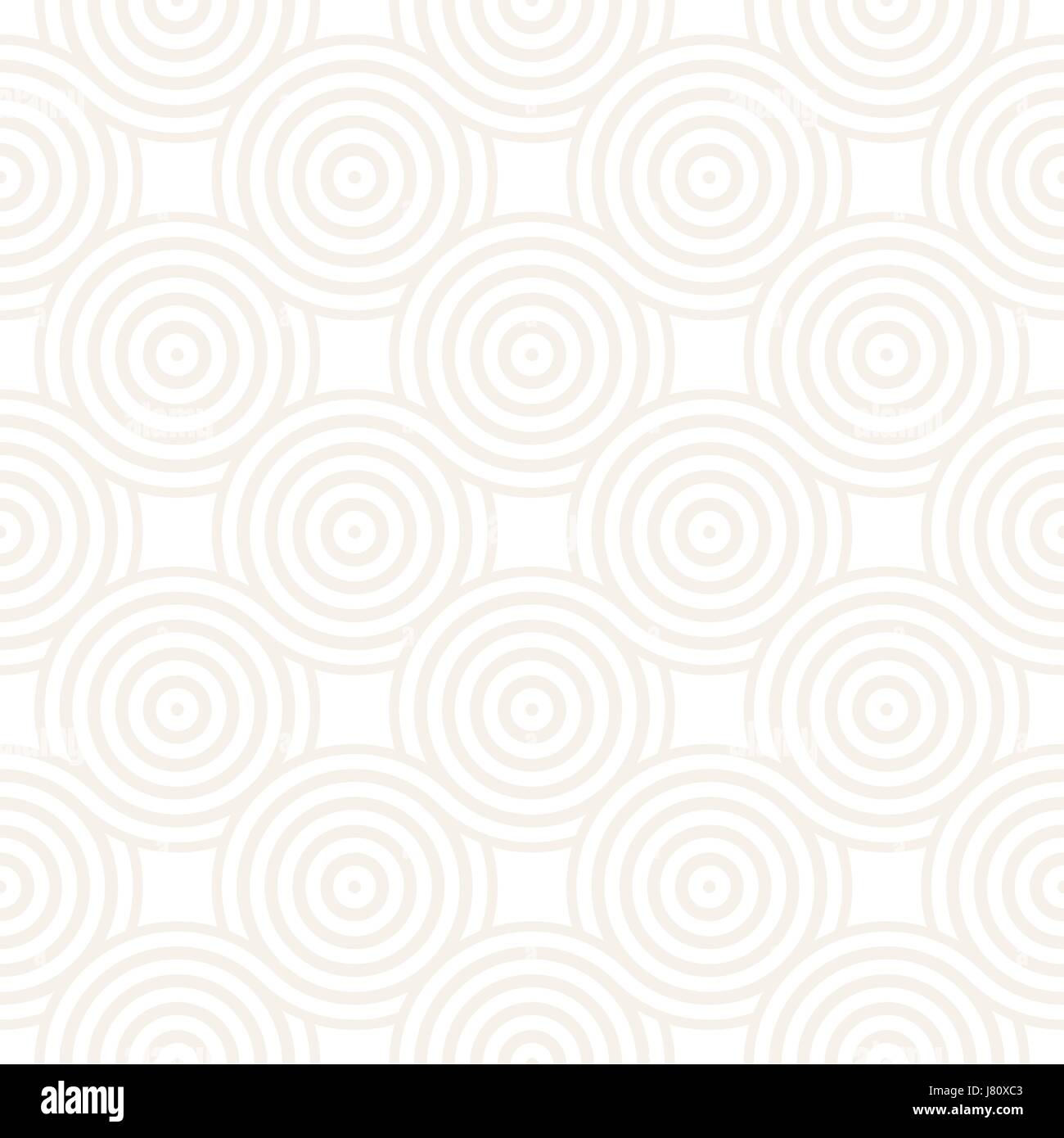 Vector seamless geometric pattern composed with circles and lines ...