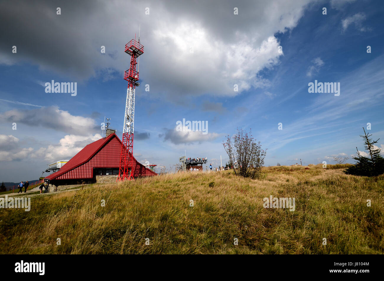 Skrzyczne (Beskidy Mountains in Poland) Stock Photo