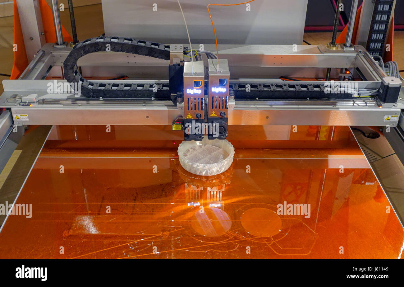 Big Rep One 3D printing machine, London Stock Photo