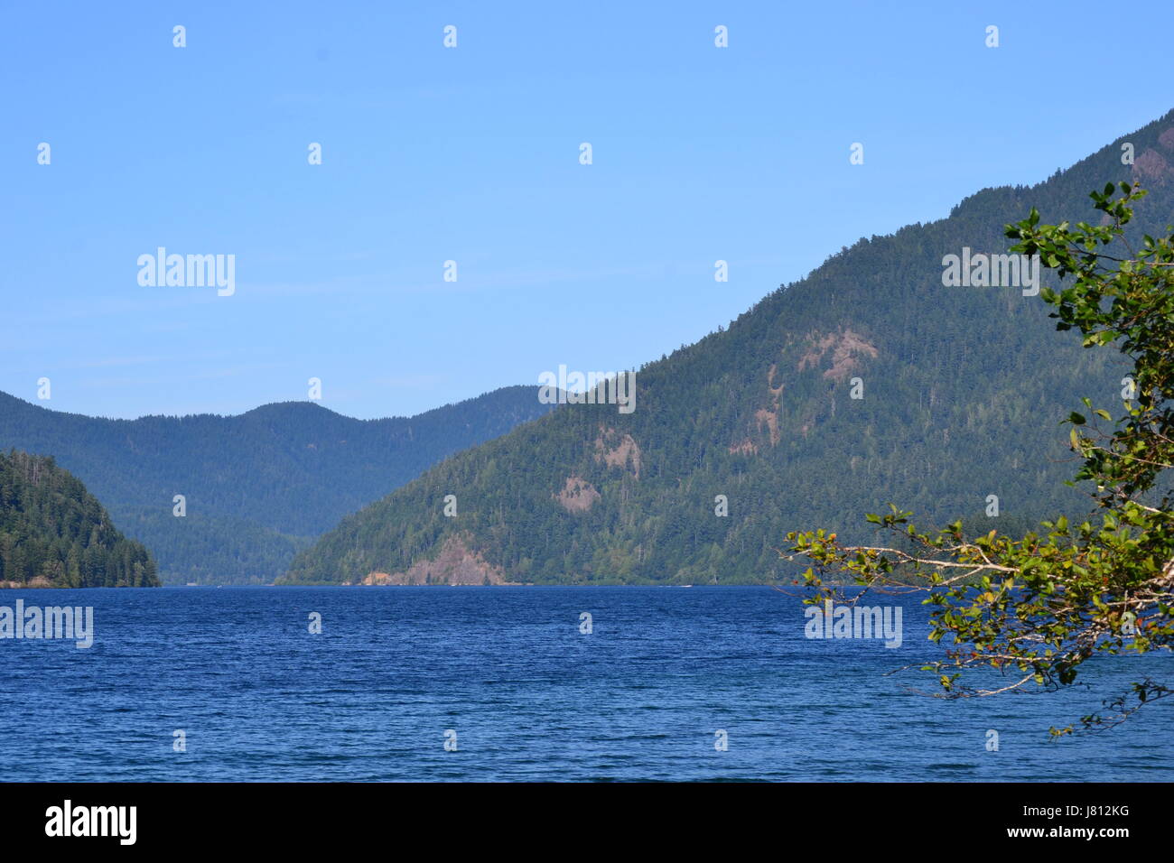 Crescent Lake, Washington Stock Photo