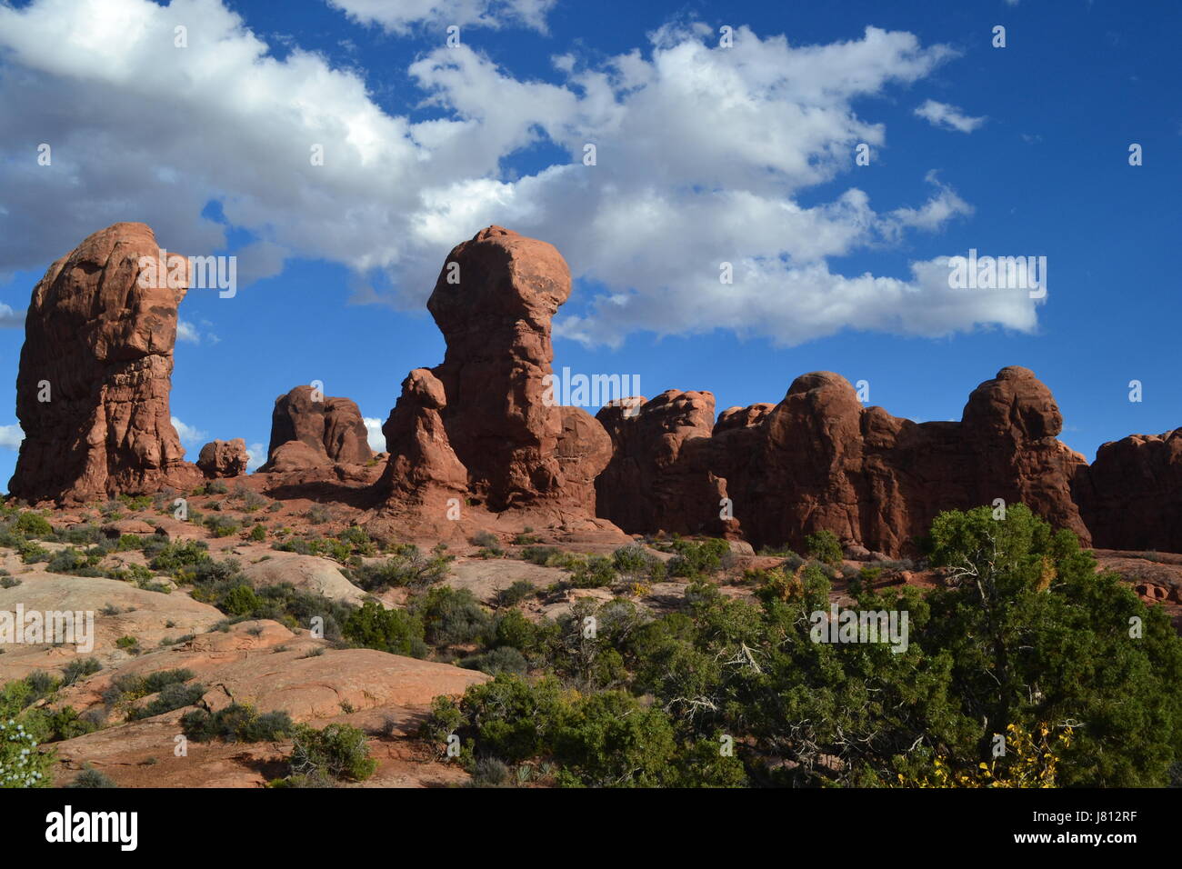 Stone guardians Stock Photo
