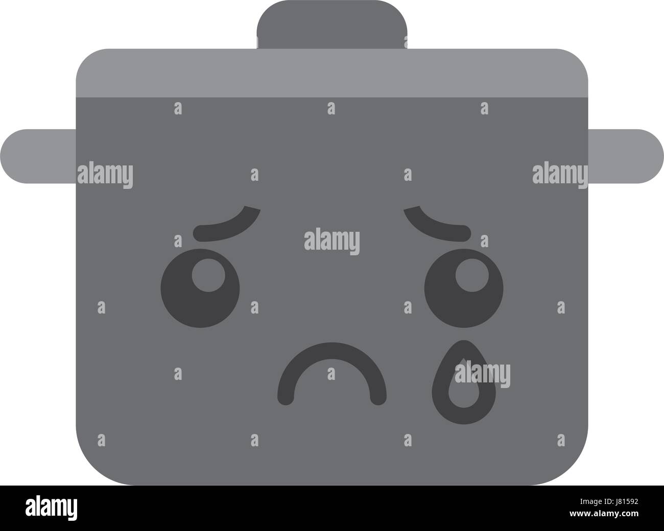 kawaii Cooking pot cartoon Stock Vector Image & Art - Alamy
