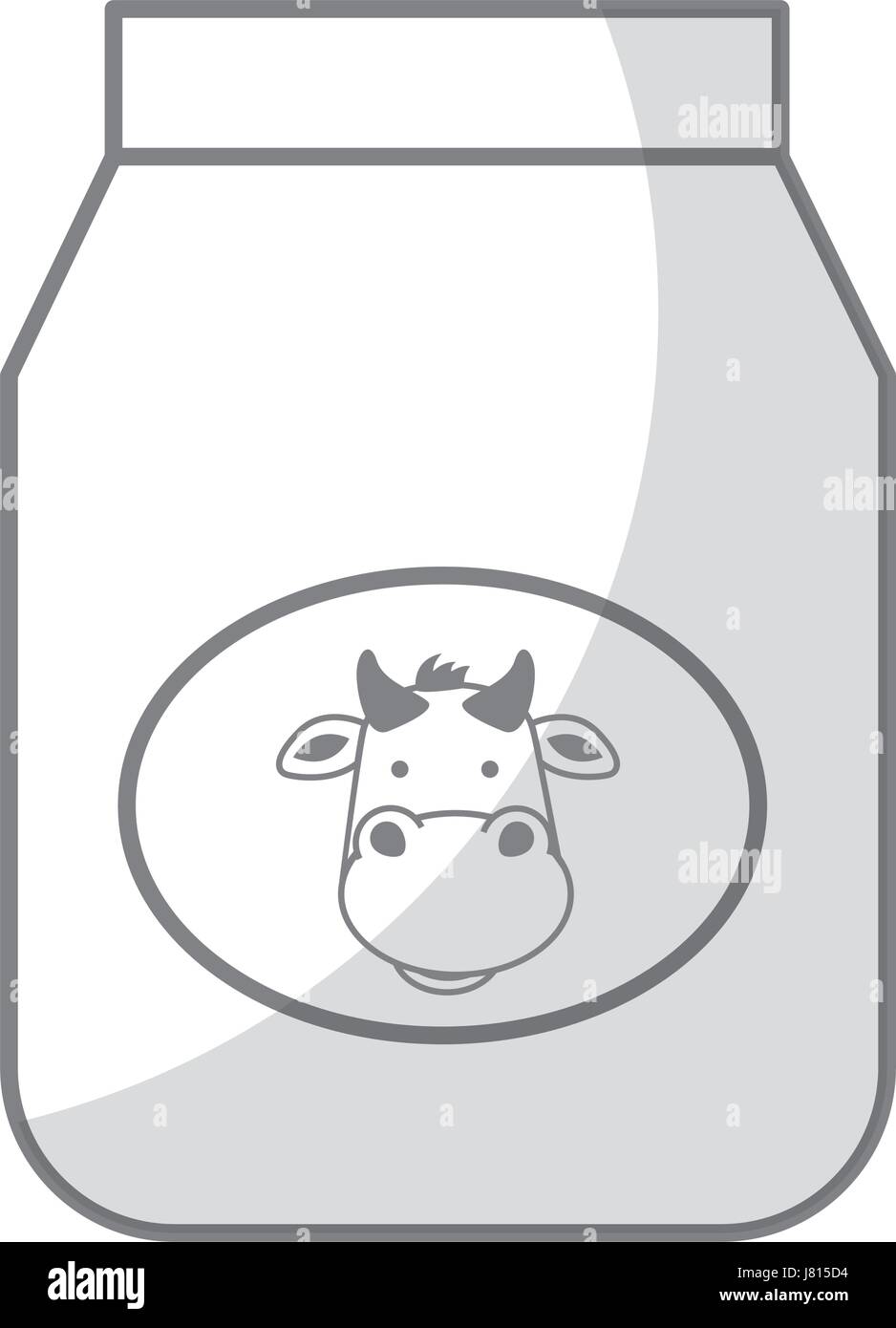 shadow Jar of milk graphic design Stock Vector Image & Art Alamy
