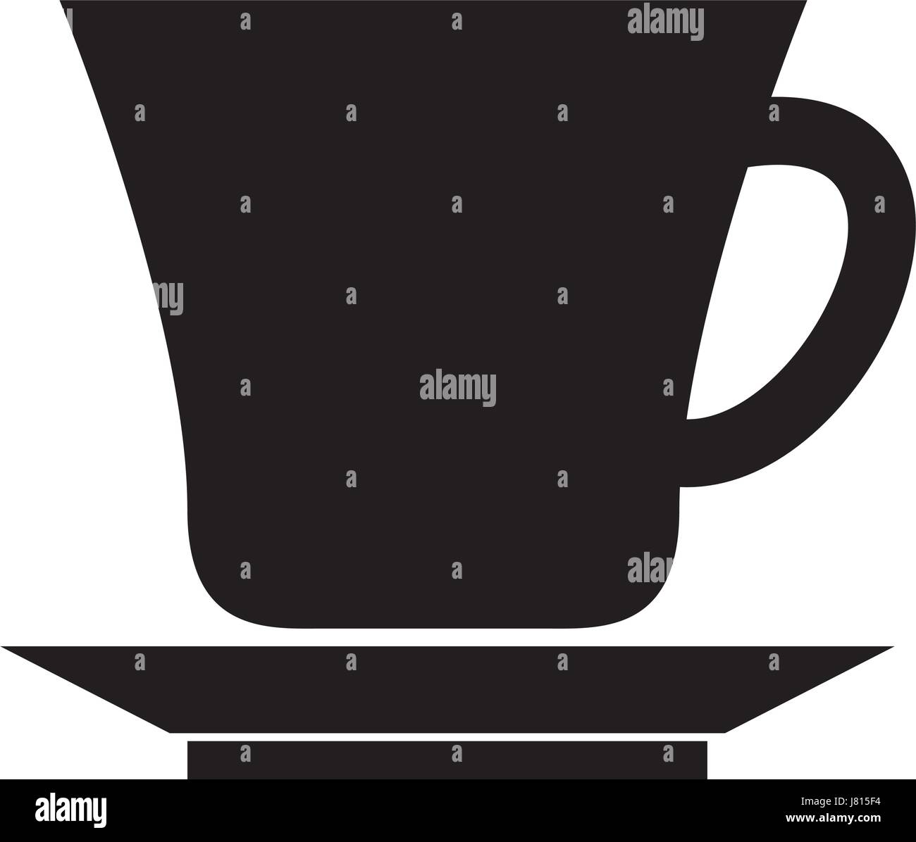 black cup graphic design Stock Vector Image & Art - Alamy