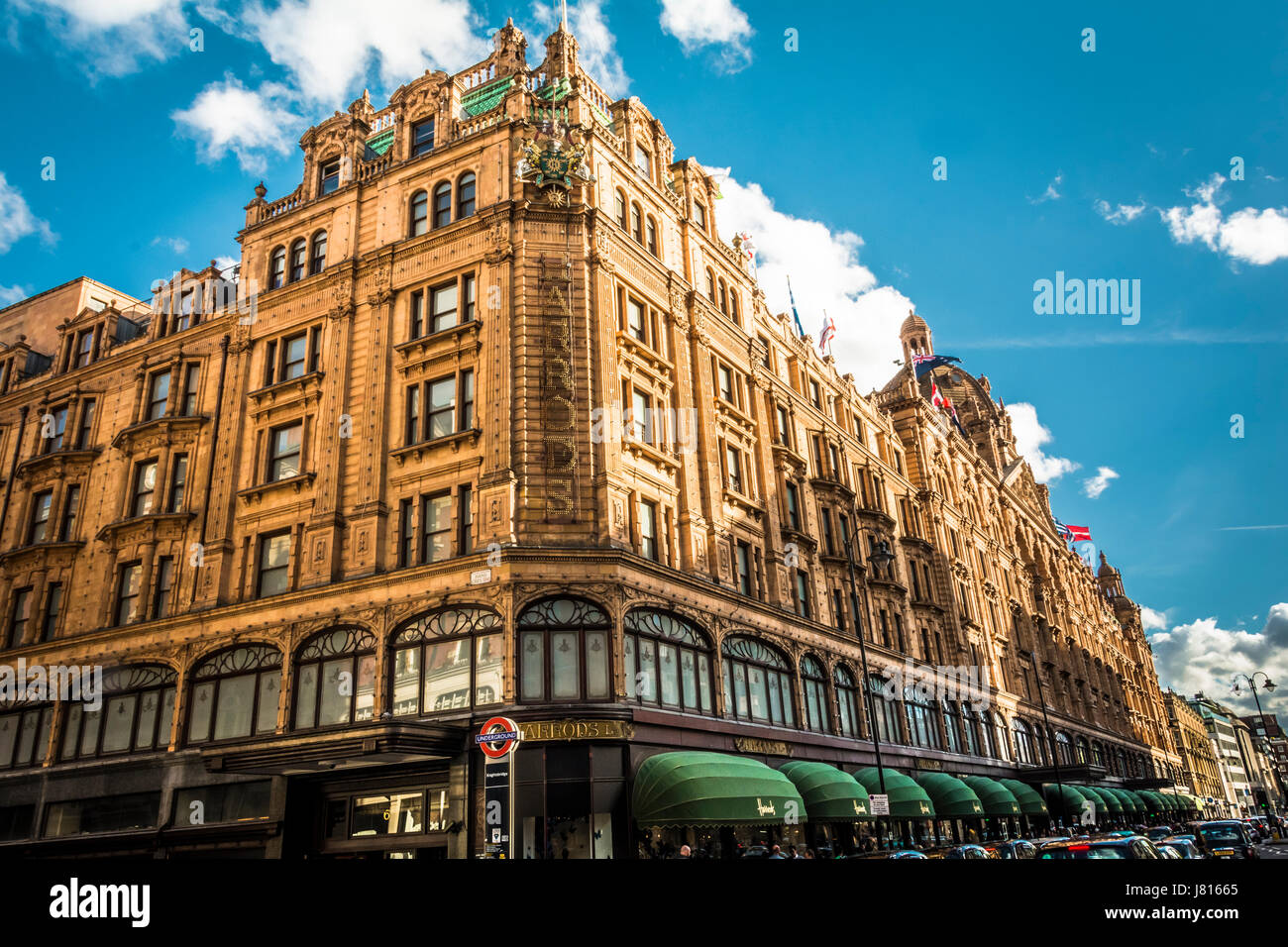 Harrods the luxury department store on