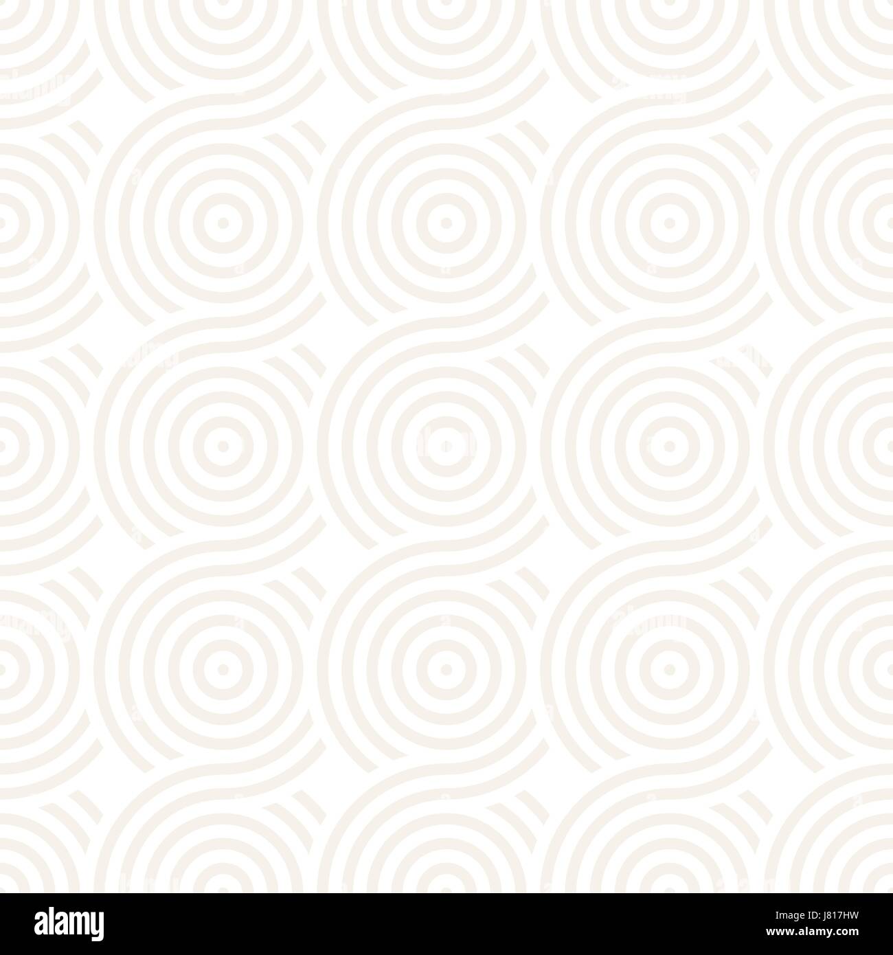 Vector seamless geometric pattern composed with circles and lines ...