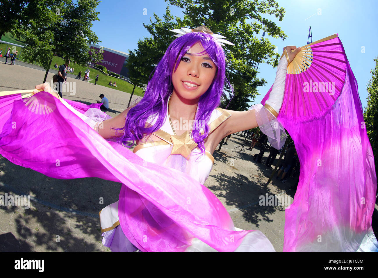 London, UK. 26th May 2017. Janna from League of Legends at the opening day of MCM Comic Con at Excel in London Credit: Paul Brown/Alamy Live News Stock Photo