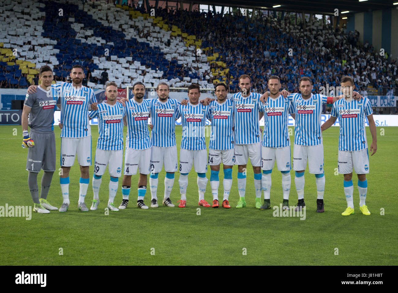 SPAL team group, MAY 18, 2017 - Football / Soccer : Nicolas Giani
