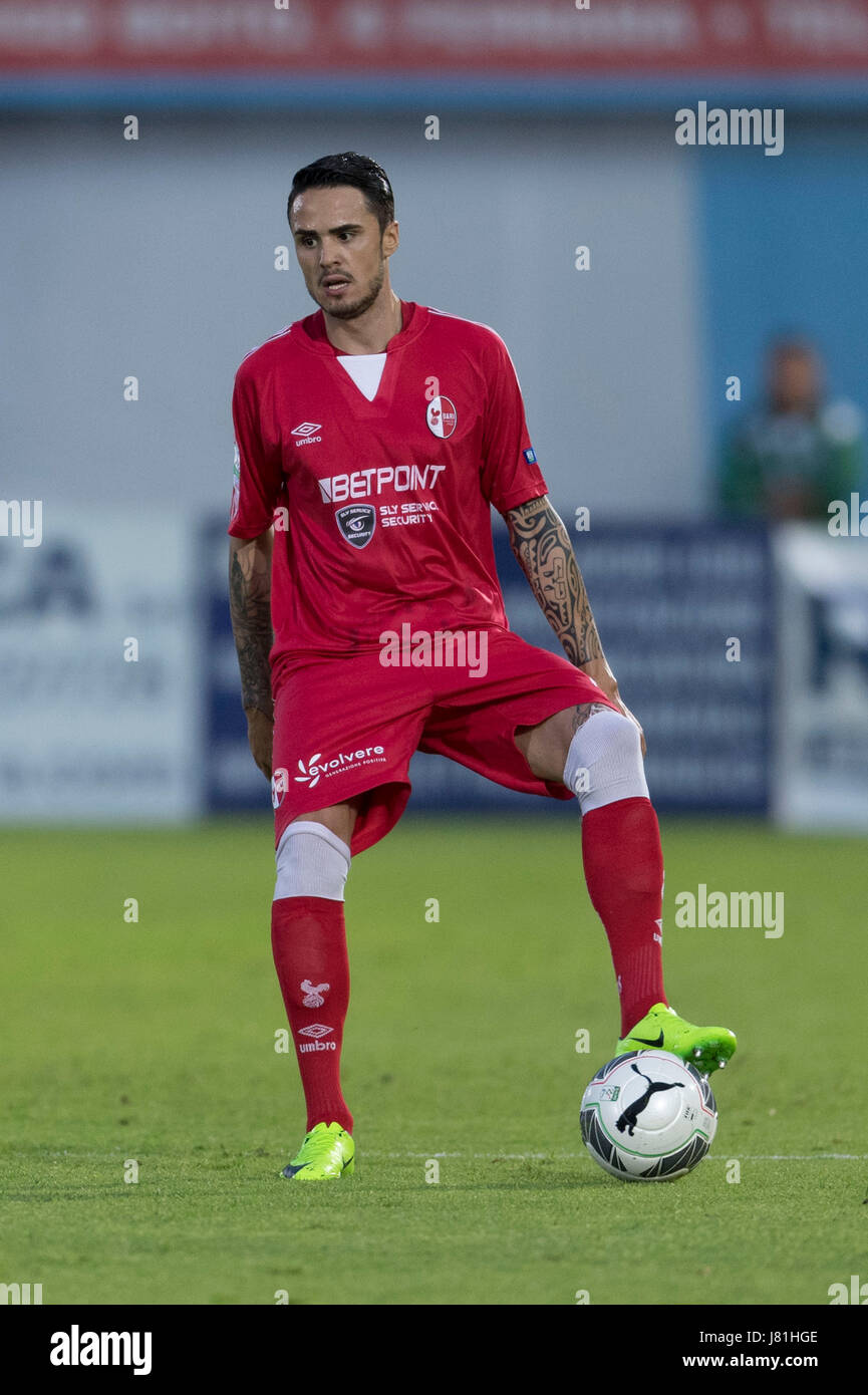 Ferrara, Italy. 18th May, 2017. Serie B Trophy Football/Soccer : Italian Serie  B match between SPAL 2-1 FC Bari at Stadio Paolo Mazza in Ferrara, Italy .  Credit: Maurizio Borsari/AFLO/Alamy Live News