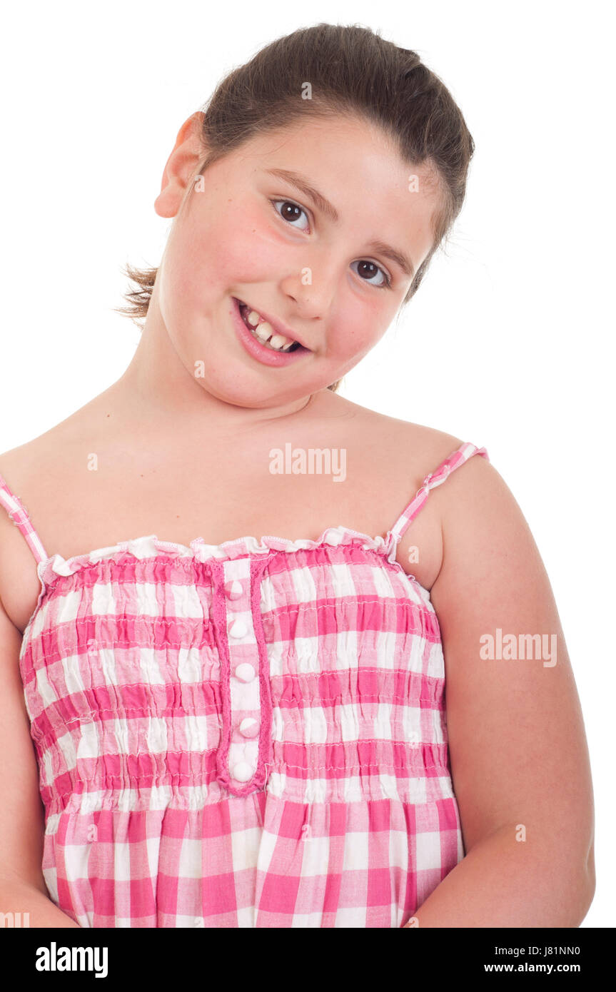 portrait blank european caucasian small tiny little short posing kid young  Stock Photo - Alamy
