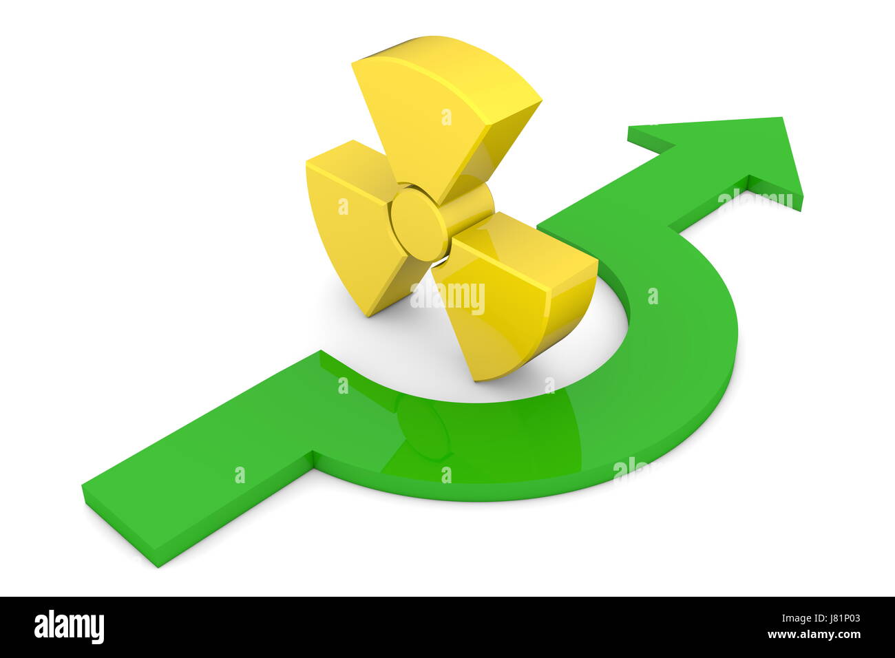 green straight atomic arrow nuclear around pictogram symbol pictograph ...