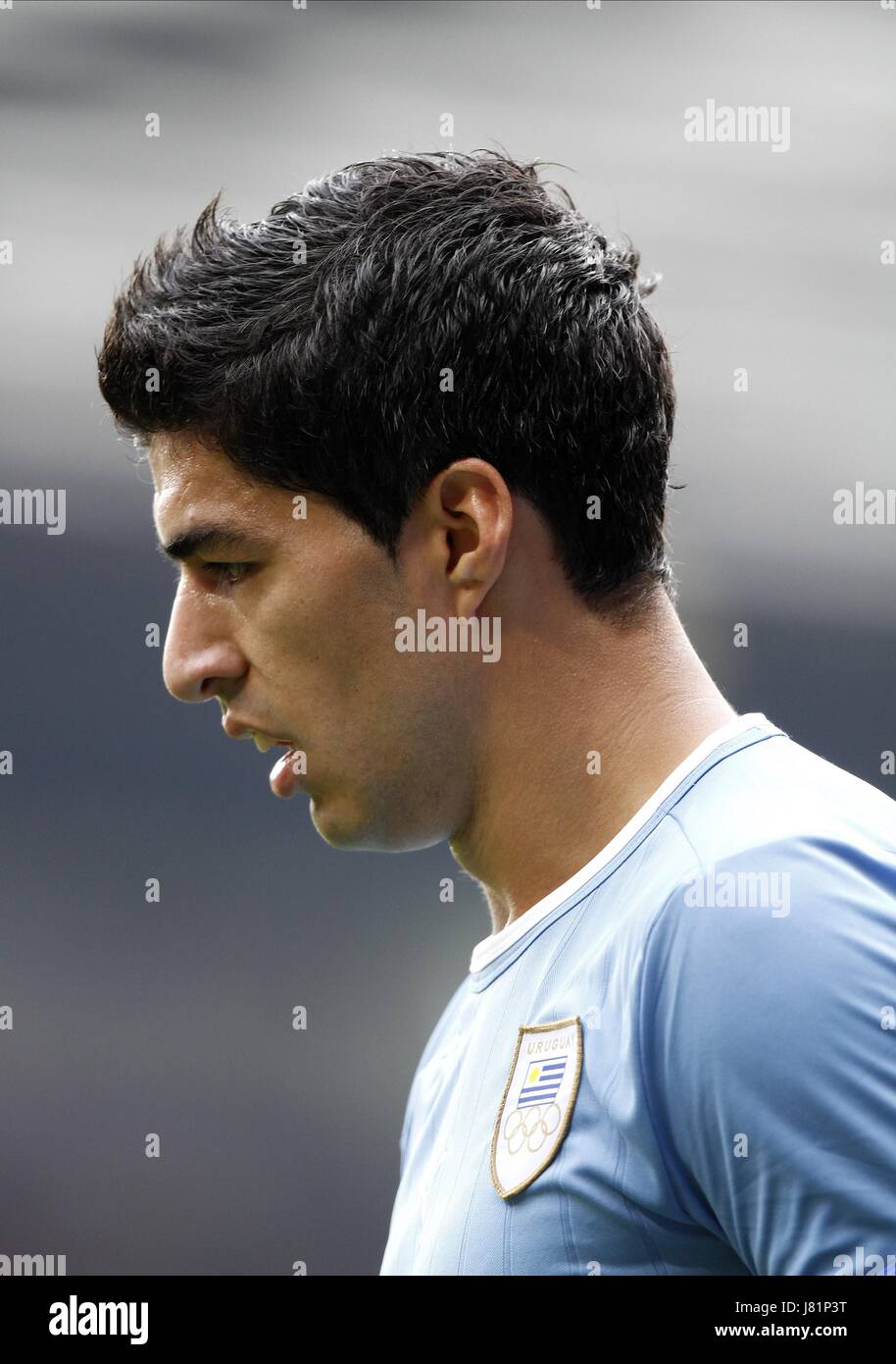 LUIS SUAREZ URUGUAY & Liverpool FC Juegos Olímpicos de Londres 2012 MENS  FÚTBOL, UA V EMIRATES URUGUAY, Old Trafford, Manchester, Inglaterra, 26 de  julio de 2012 GAN55664 ¡ADVERTENCIA! Esta fotografía sólo podrán