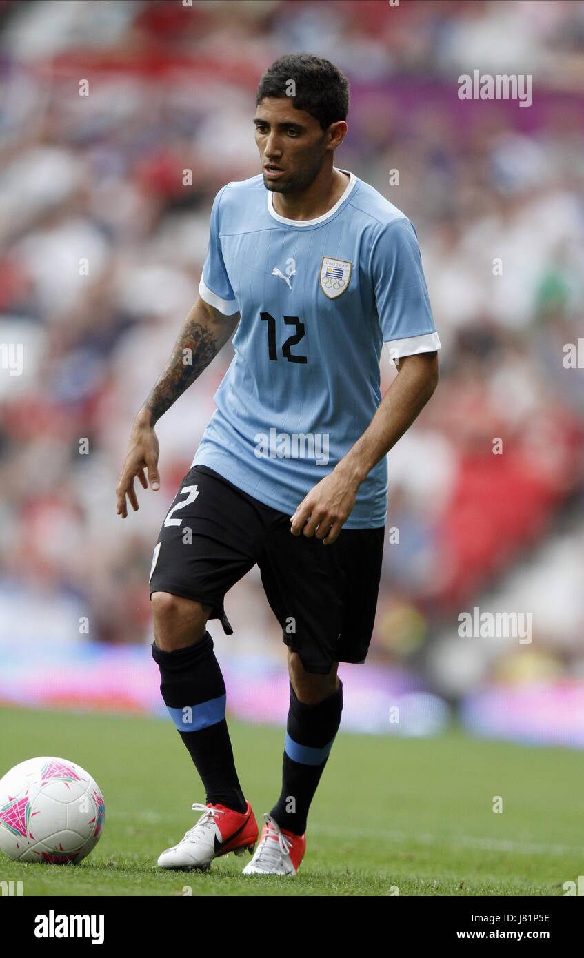 JONATHAN URRETAVISCAYA URUGUAY LONDON 2012 OLYMPIC GAMES MENS FOOTBALL, UA EMIRATES V URUGUAY OLD TRAFFORD, MANCHESTER, ENGLAND 26 July 2012 GAN55685     WARNING! This Photograph May Only Be Used For Newspaper And/Or Magazine Editorial Purposes. May Not Be Used For Publications Involving 1 player, 1 Club Or 1 Competition  Without Written Authorisation From Football DataCo Ltd. For Any Queries, Please Contact Football DataCo Ltd on +44 (0) 207 864 9121 Stock Photo
