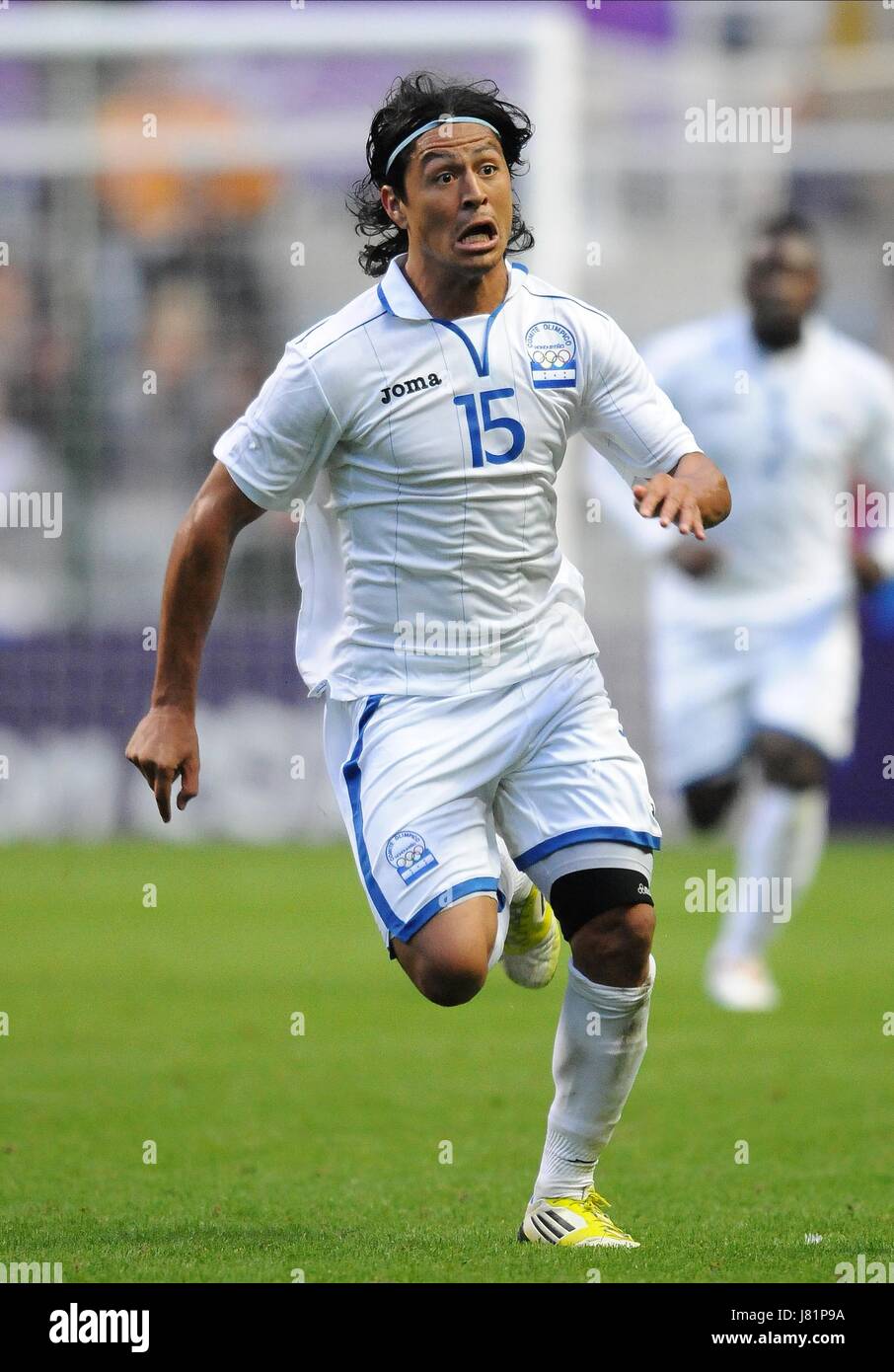 ROGER ESPINOZA HONDURAS & KANAS CITY WIZARDS LONDON 2012 OLYMPIC GAMES FOOTBALL, SPAIN V HONDURAS ST JAMES PARK, NEWCASTLE, ENGLAND 29 July 2012 GAN55740     WARNING! This Photograph May Only Be Used For Newspaper And/Or Magazine Editorial Purposes. May Not Be Used For Publications Involving 1 player, 1 Club Or 1 Competition  Without Written Authorisation From Football DataCo Ltd. For Any Queries, Please Contact Football DataCo Ltd on +44 (0) 207 864 9121 Stock Photo