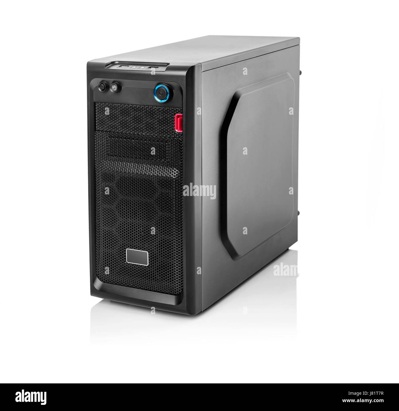 Black computer system unit Stock Photo - Alamy