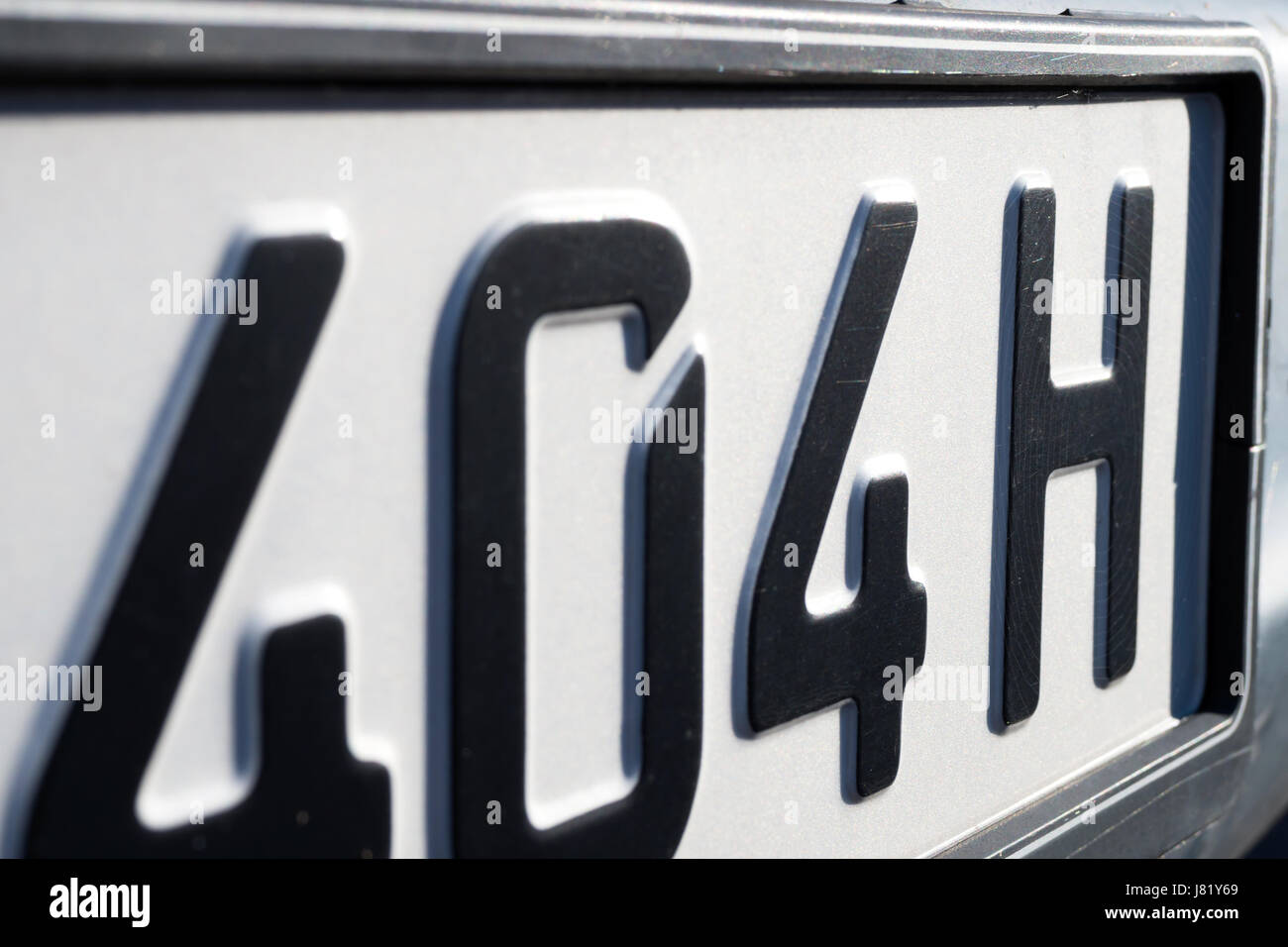 German Number Plate High Resolution Stock Photography and Images