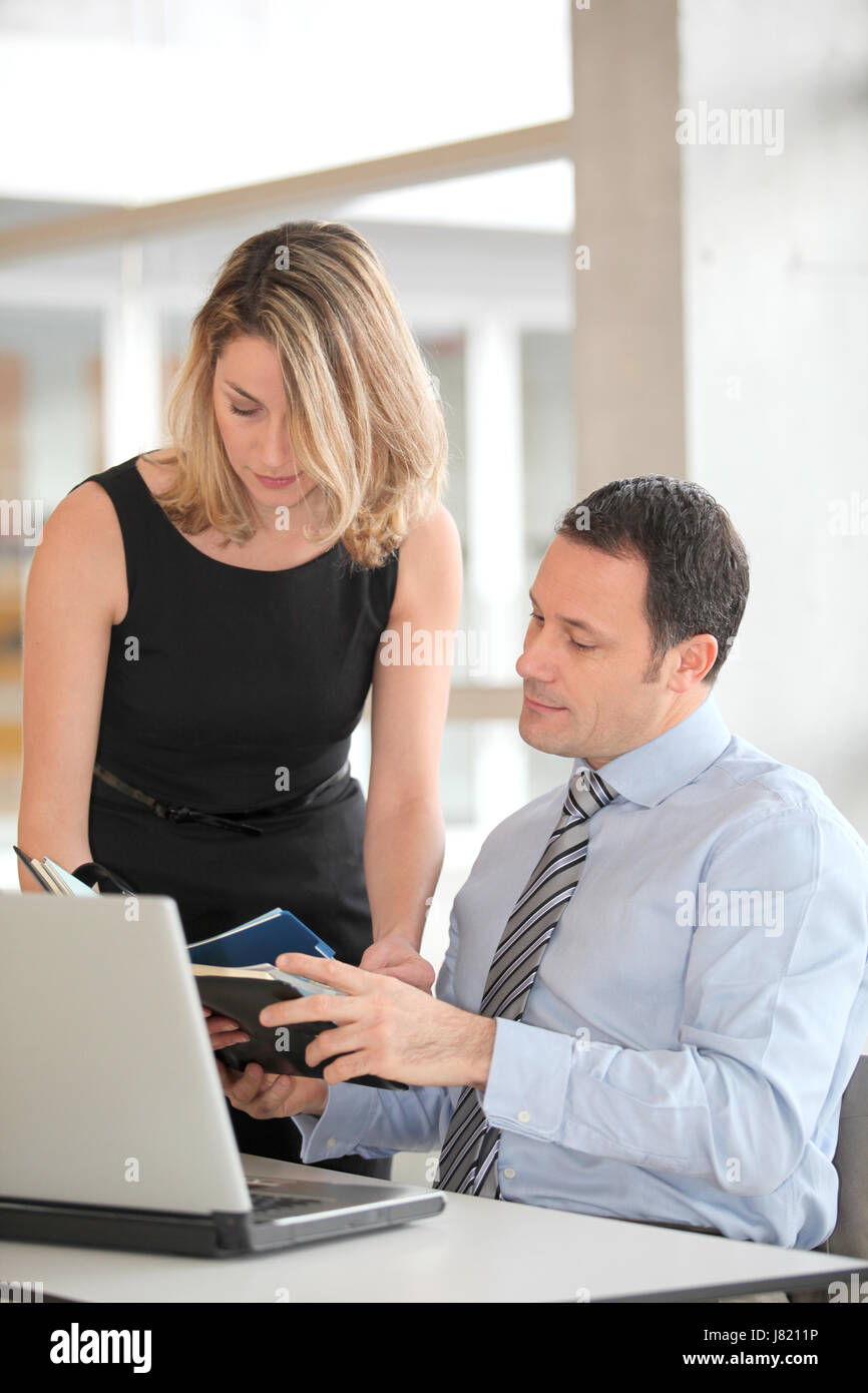 woman office laptop notebook computers computer secretary closeup ...