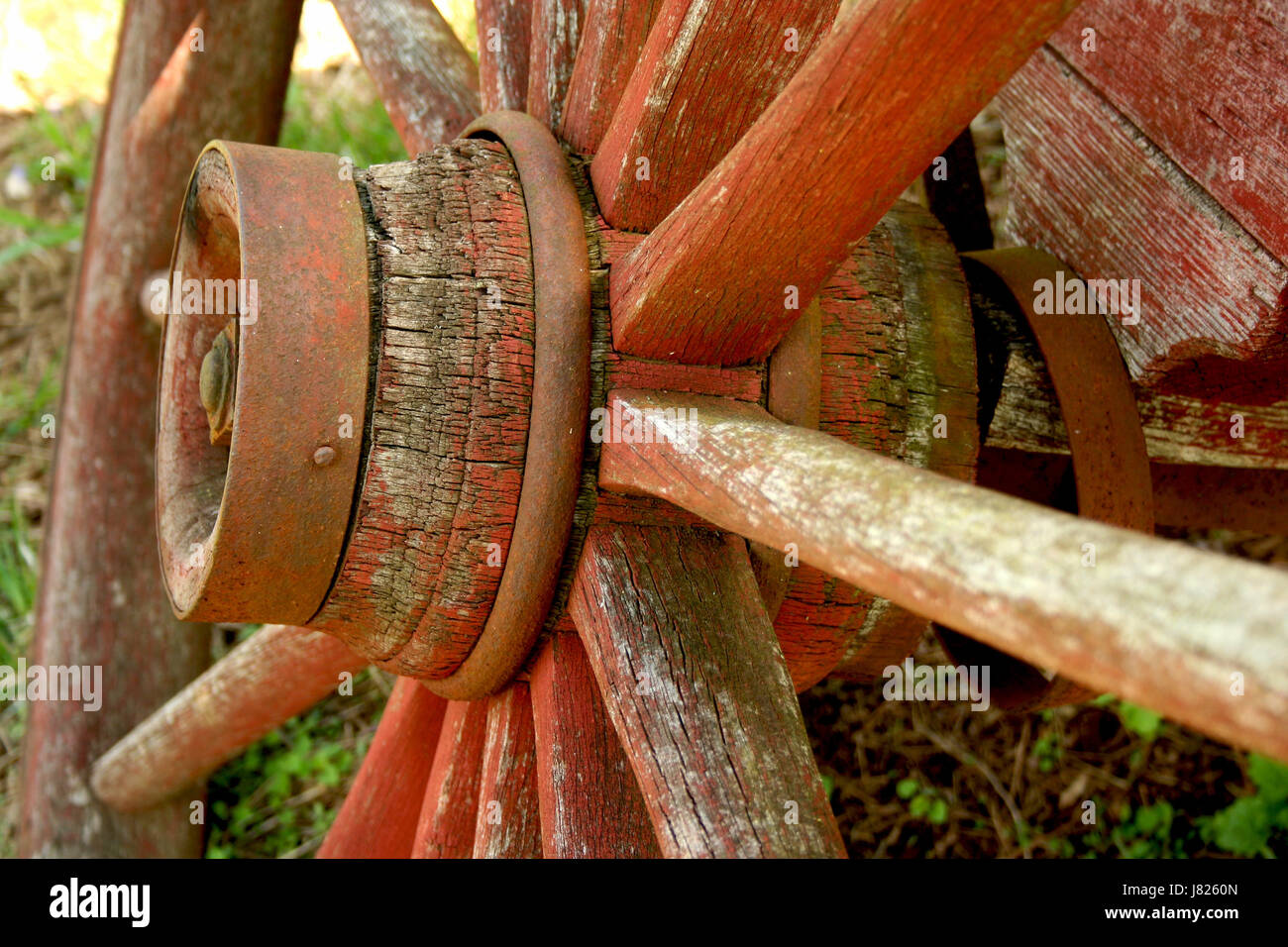 wheel wood antique wheels vintage wagon retro wooden spokes old